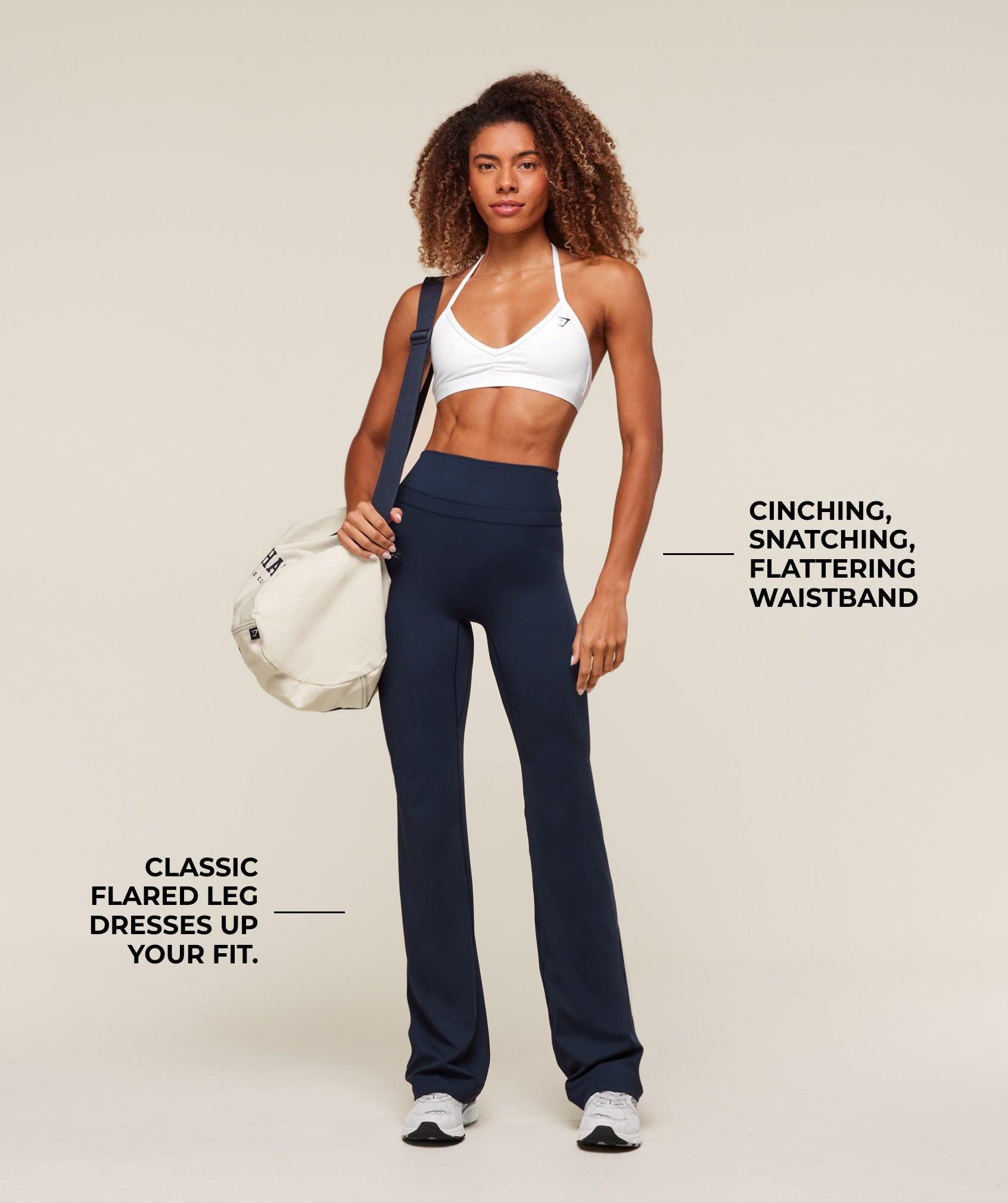 Gymshark Whitney Flared Leggings - Navy Female Product Image