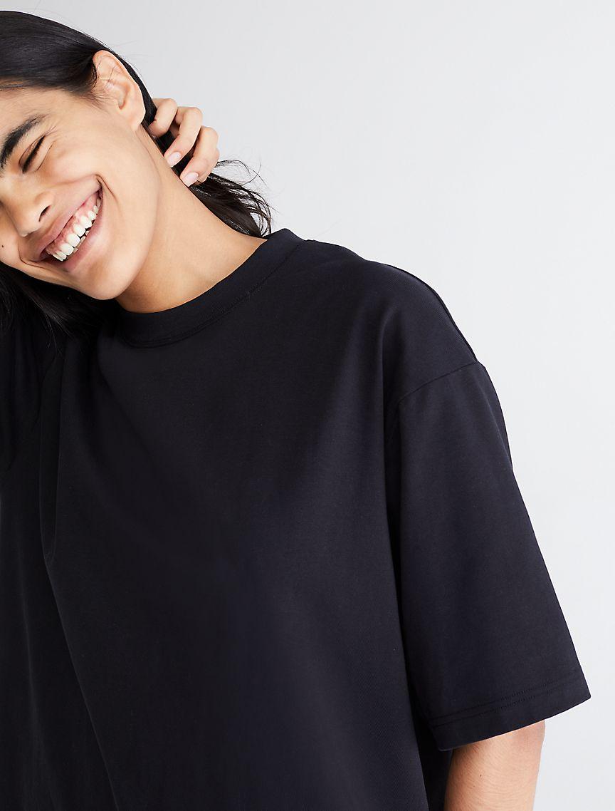 Standards Compact Cotton Crewneck T-Shirt Product Image