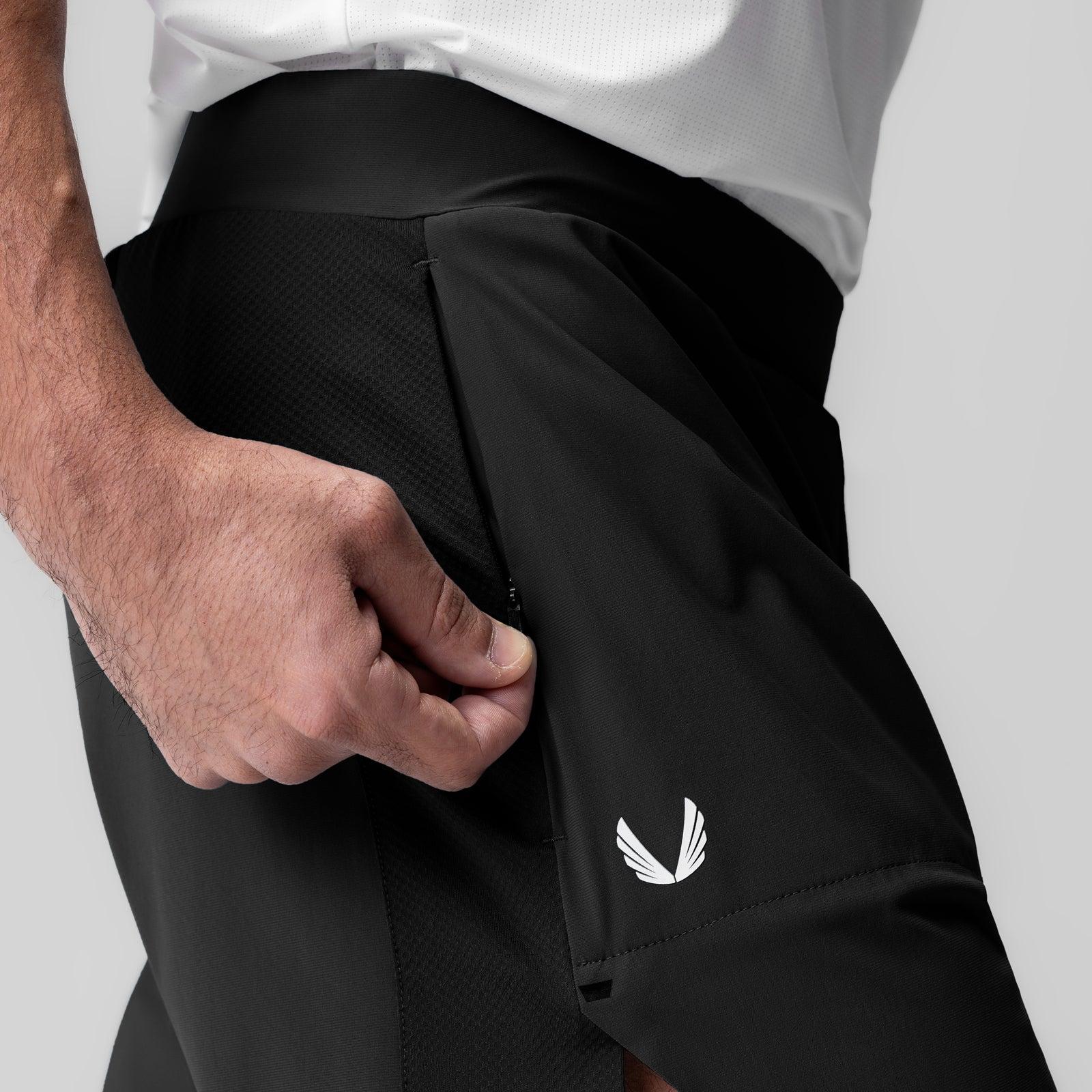 1064. Tetra-Lite® 6" Bonded Training Short - Black Male Product Image