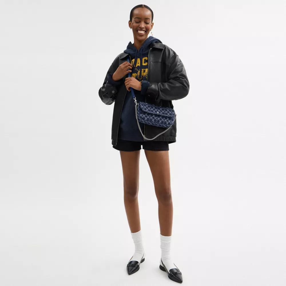 Brook Flap Chain Bag In Signature Denim Product Image