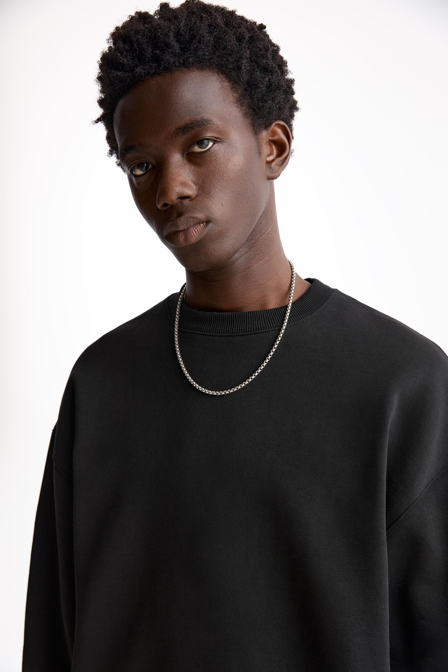 Basic crew neck sweatshirt Product Image