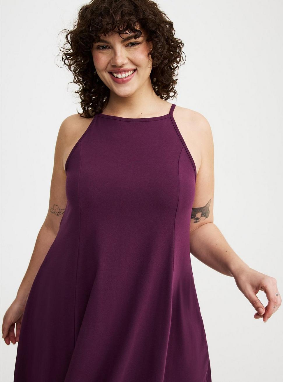 Goddess Trapeze Mini Dress Product Image