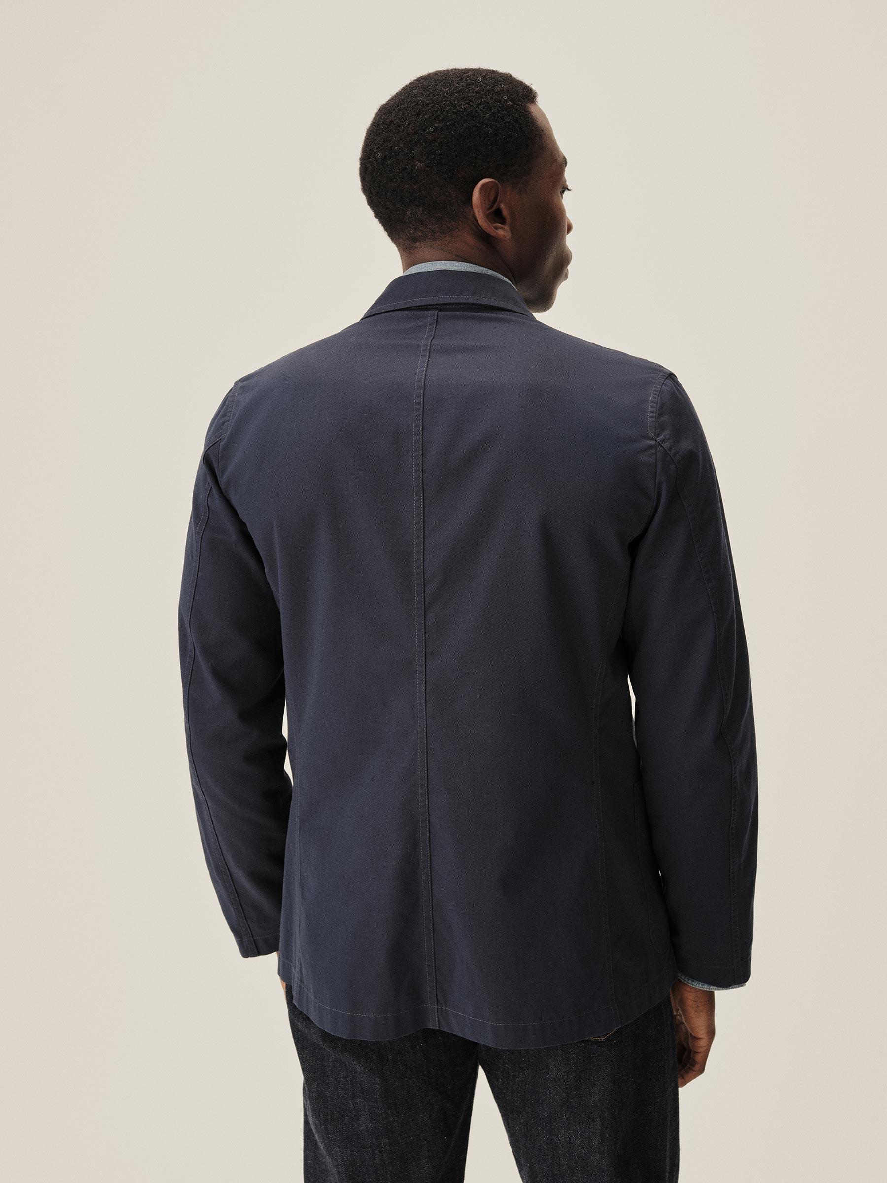 Washed Navy Tropic Twill Carry-On Jacket Product Image