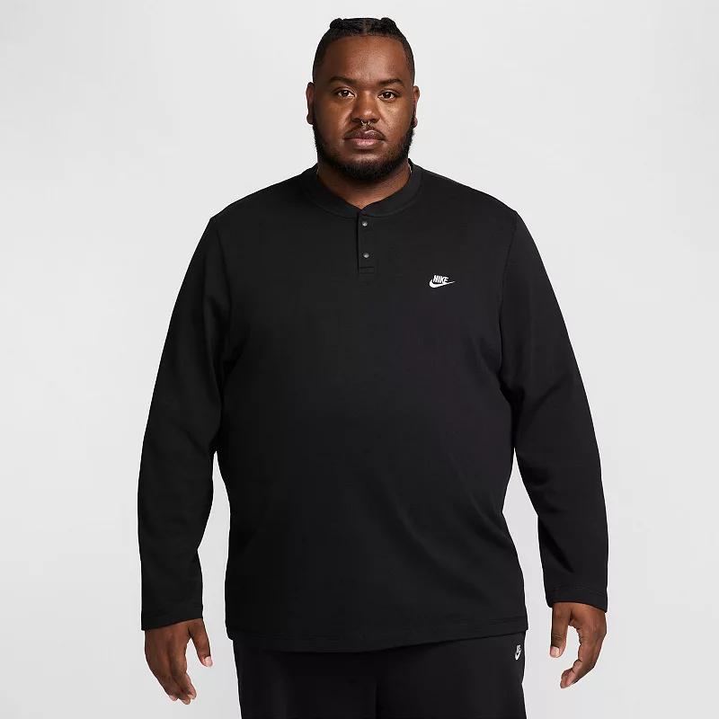 Nike Mens Nike Club LS Henley - Mens Product Image