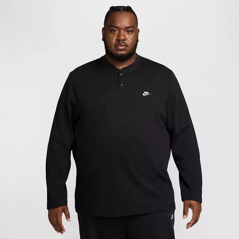 Nike Mens Nike Club LS Henley - Mens Product Image