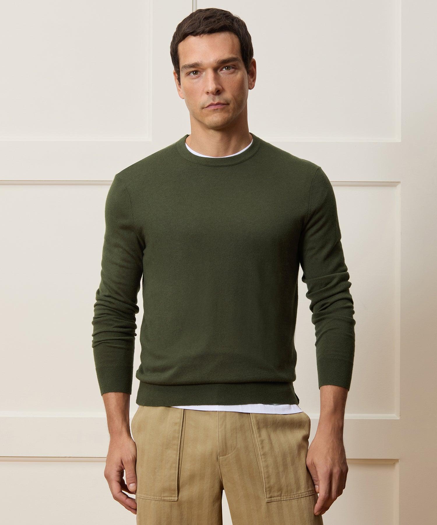 Silk-Cashmere Crewneck Sweater Product Image