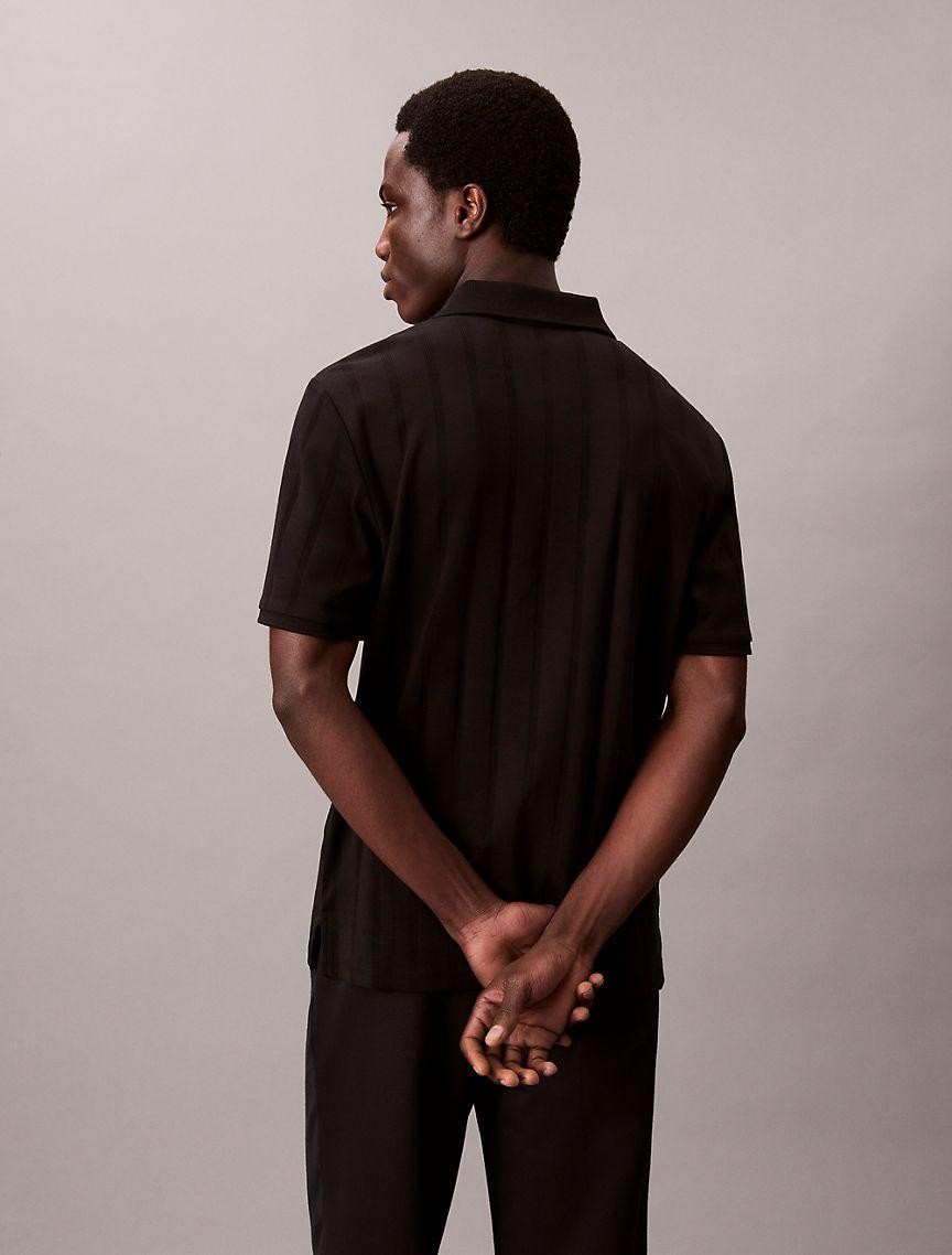 Variegated Rib Classic Polo Shirt  Product Image