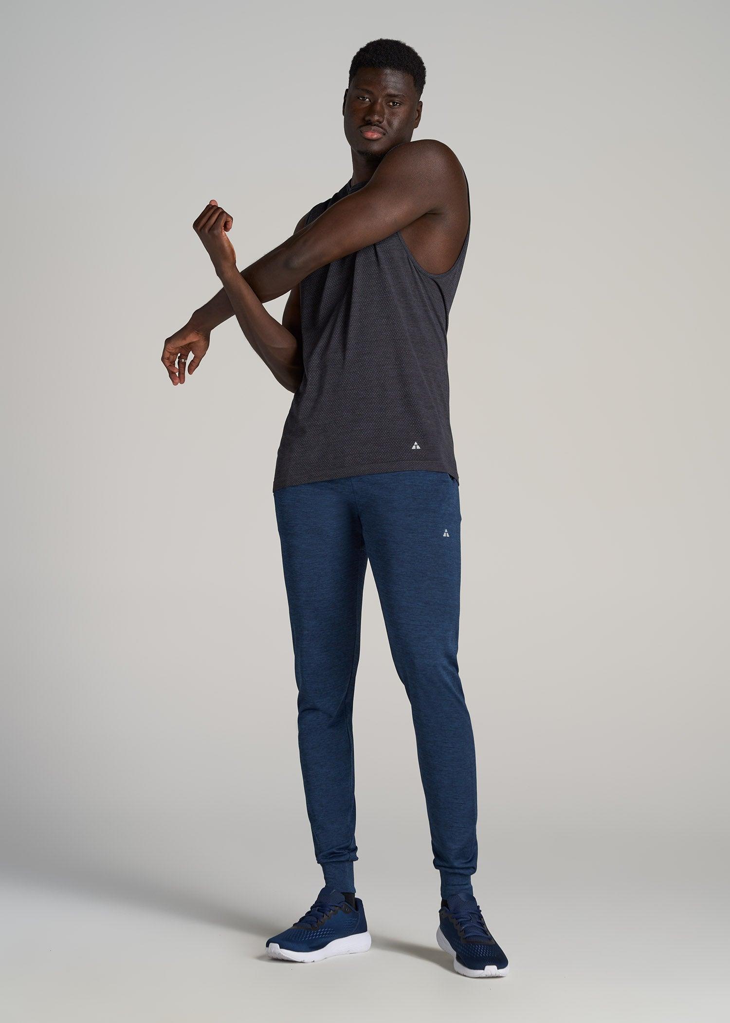 A.T. Performance Engineered Joggers for Tall Men in Navy Mix Male Product Image
