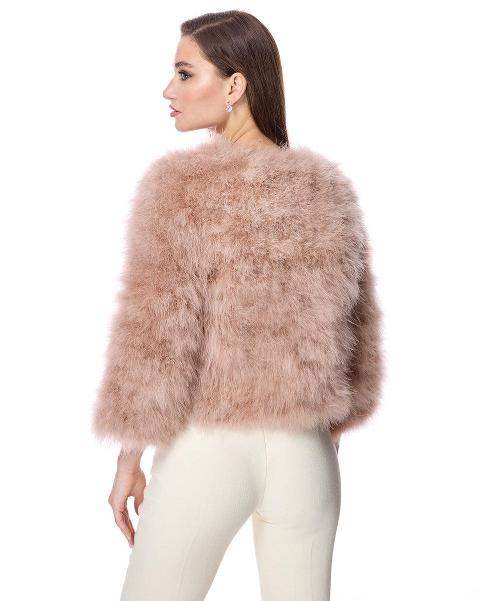 Collarless Feather Bolero Product Image