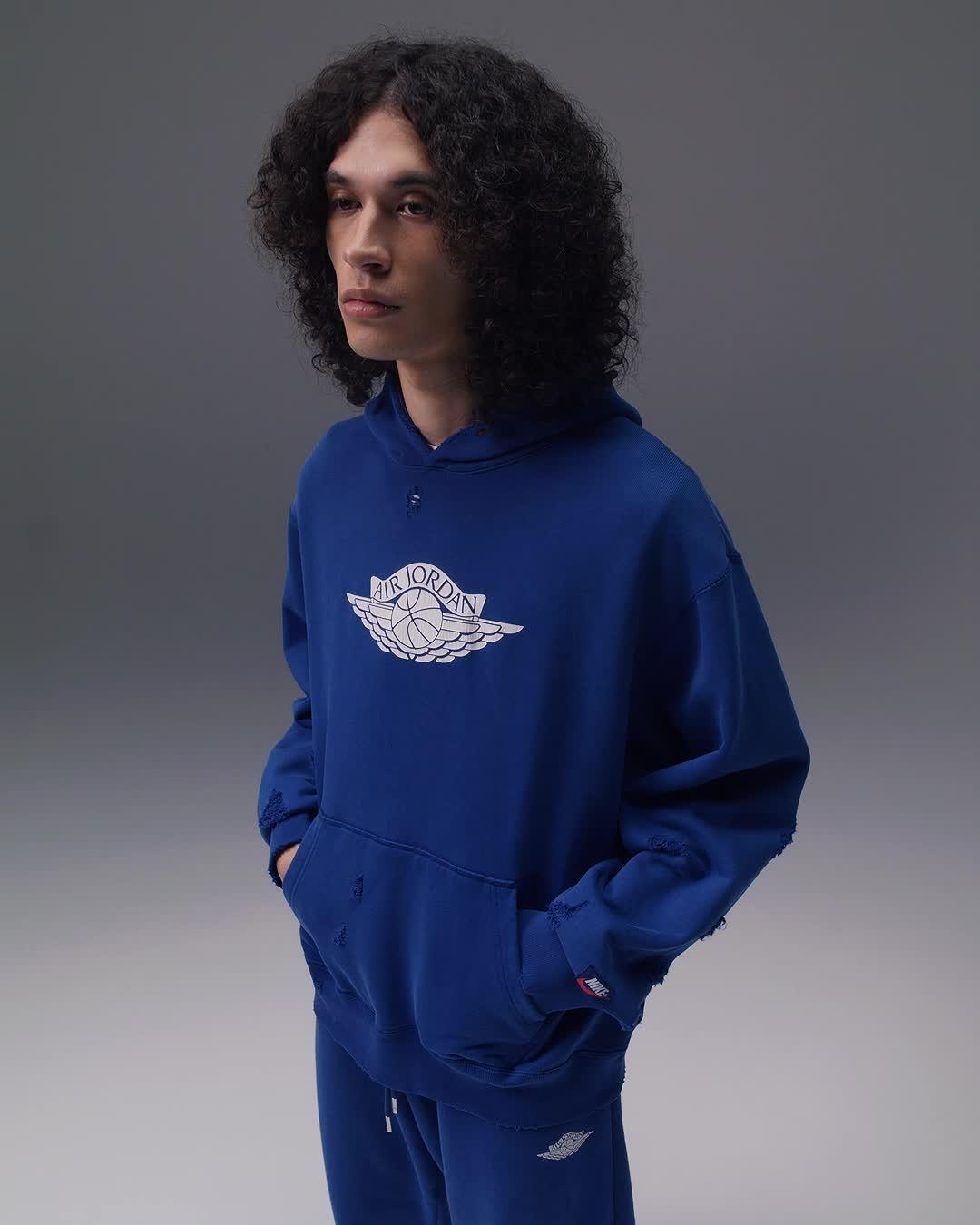 Mens Jordan Rare Air Fleece Pullover Hoodie | IB3003-485 Product Image