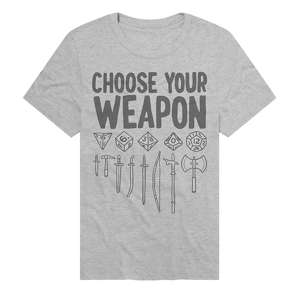 Men's Dungeons & Dragons Choose Your Weapon T-Shirt,  Product Image