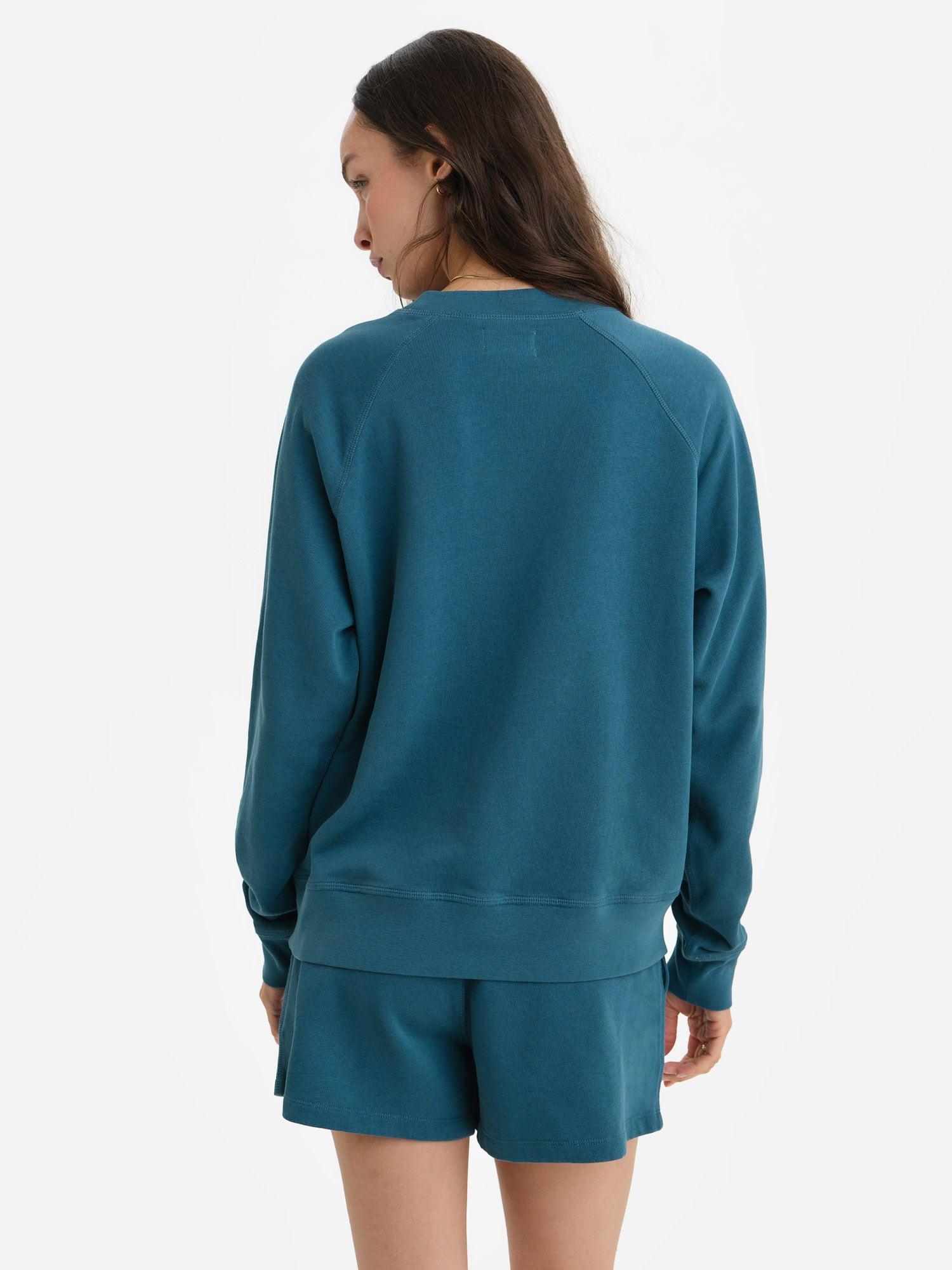 Organic Lightweight Terry Raglan Sweatshirt Female Product Image