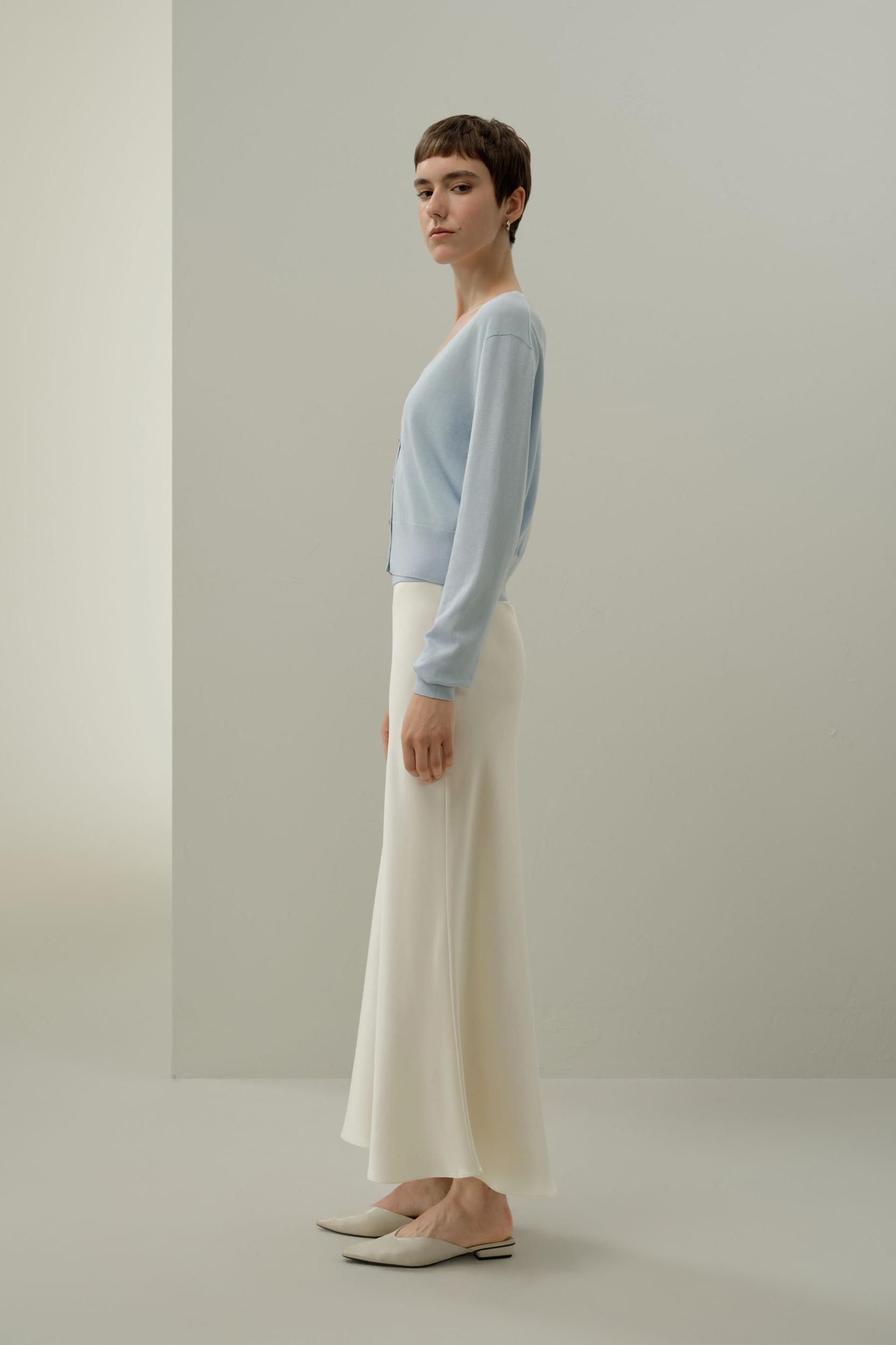 Silk Cotton Blend Cardigan Set Product Image