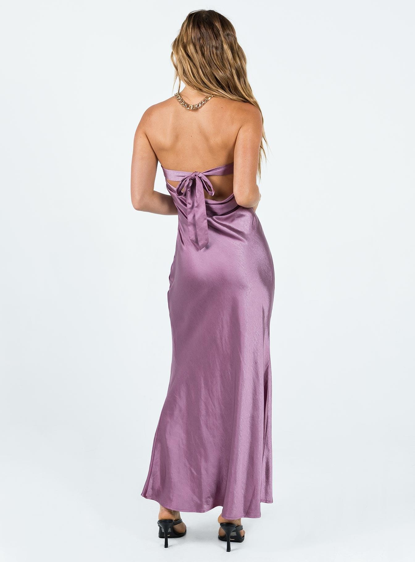 Haley Maxi Dress Mauve Product Image