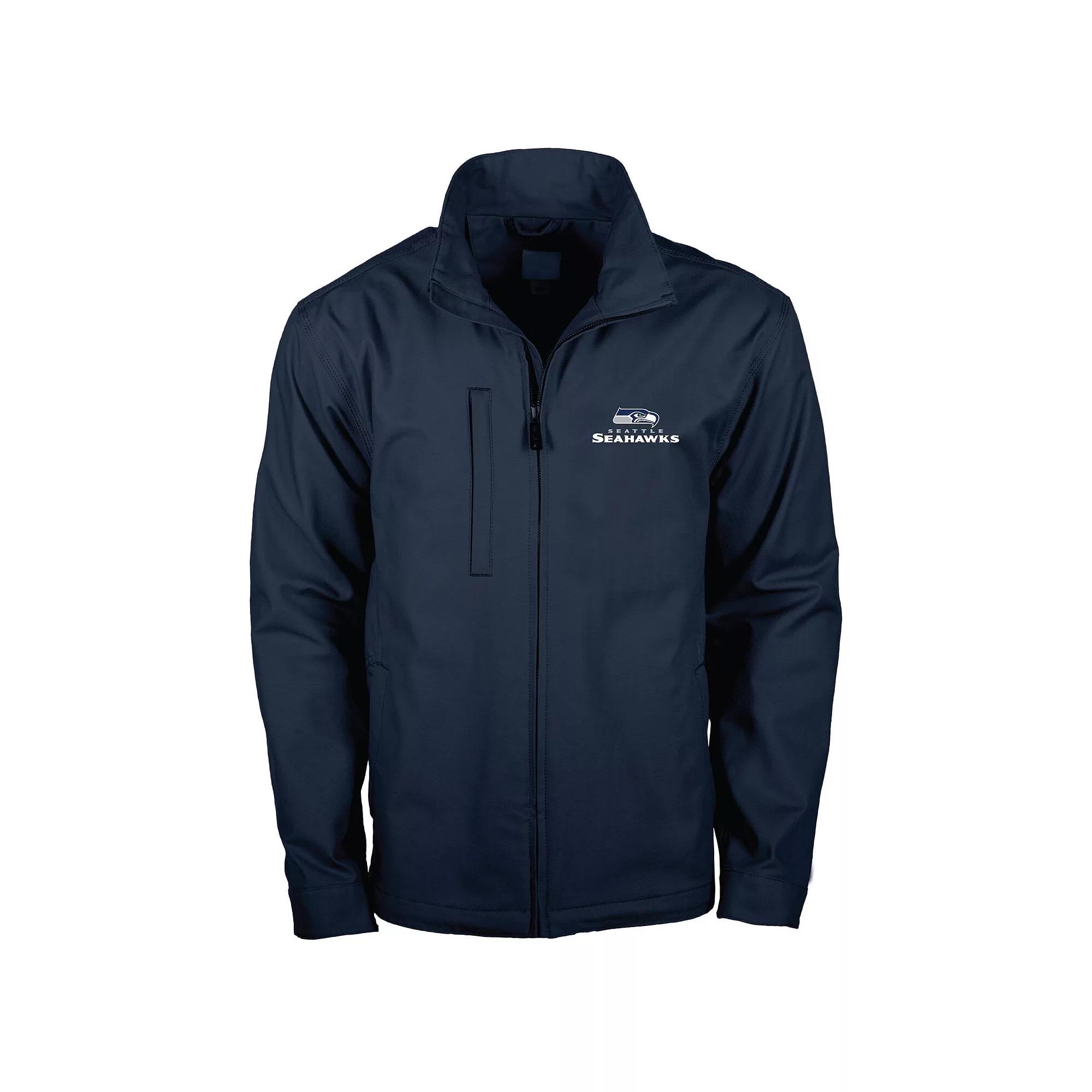 Men's Dunbrooke Navy Tennessee Titans Journey Workwear Tri-Blend Full-Zip Jacket,  Product Image