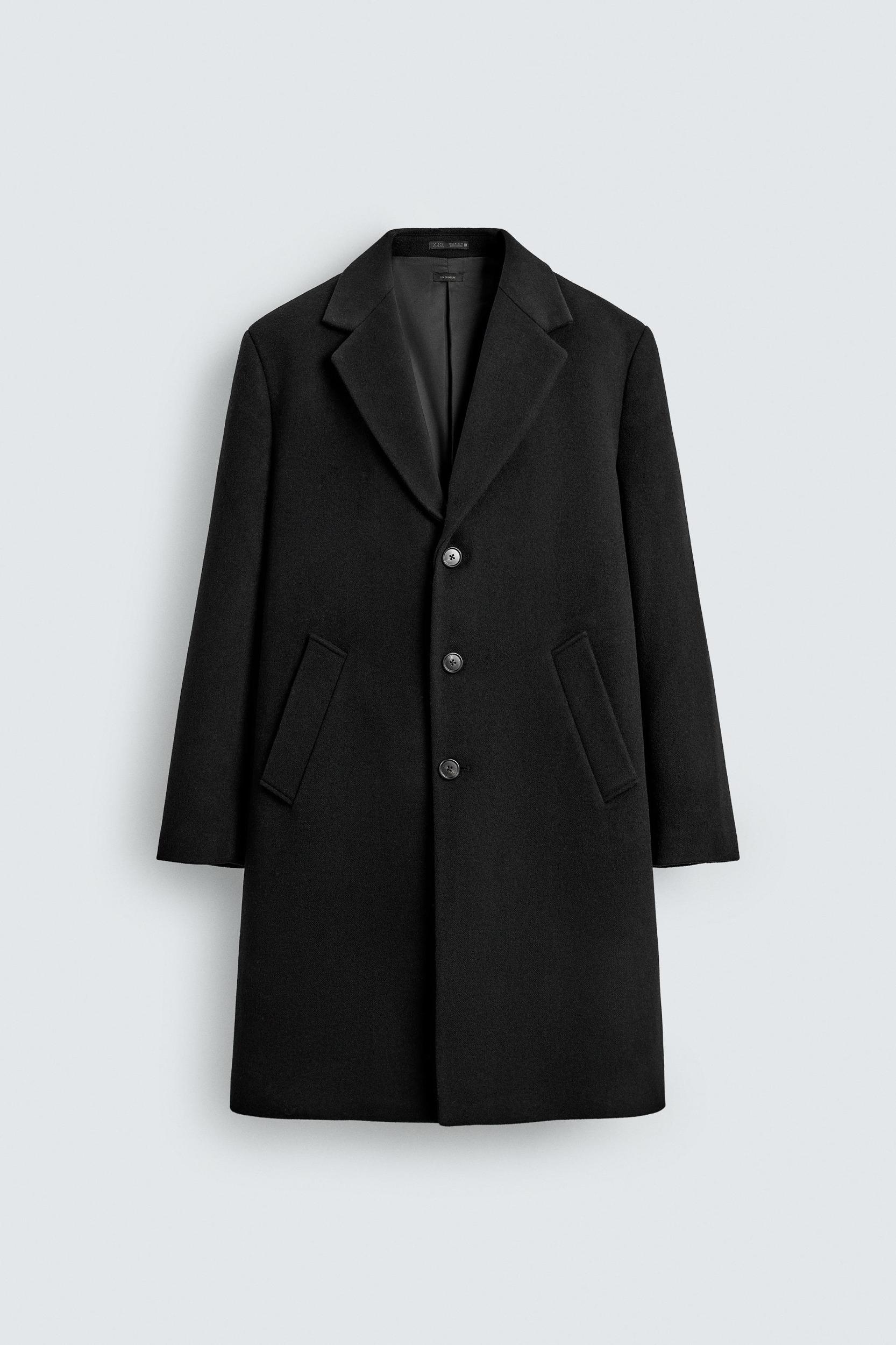 REGULAR FIT WOOL COAT Product Image