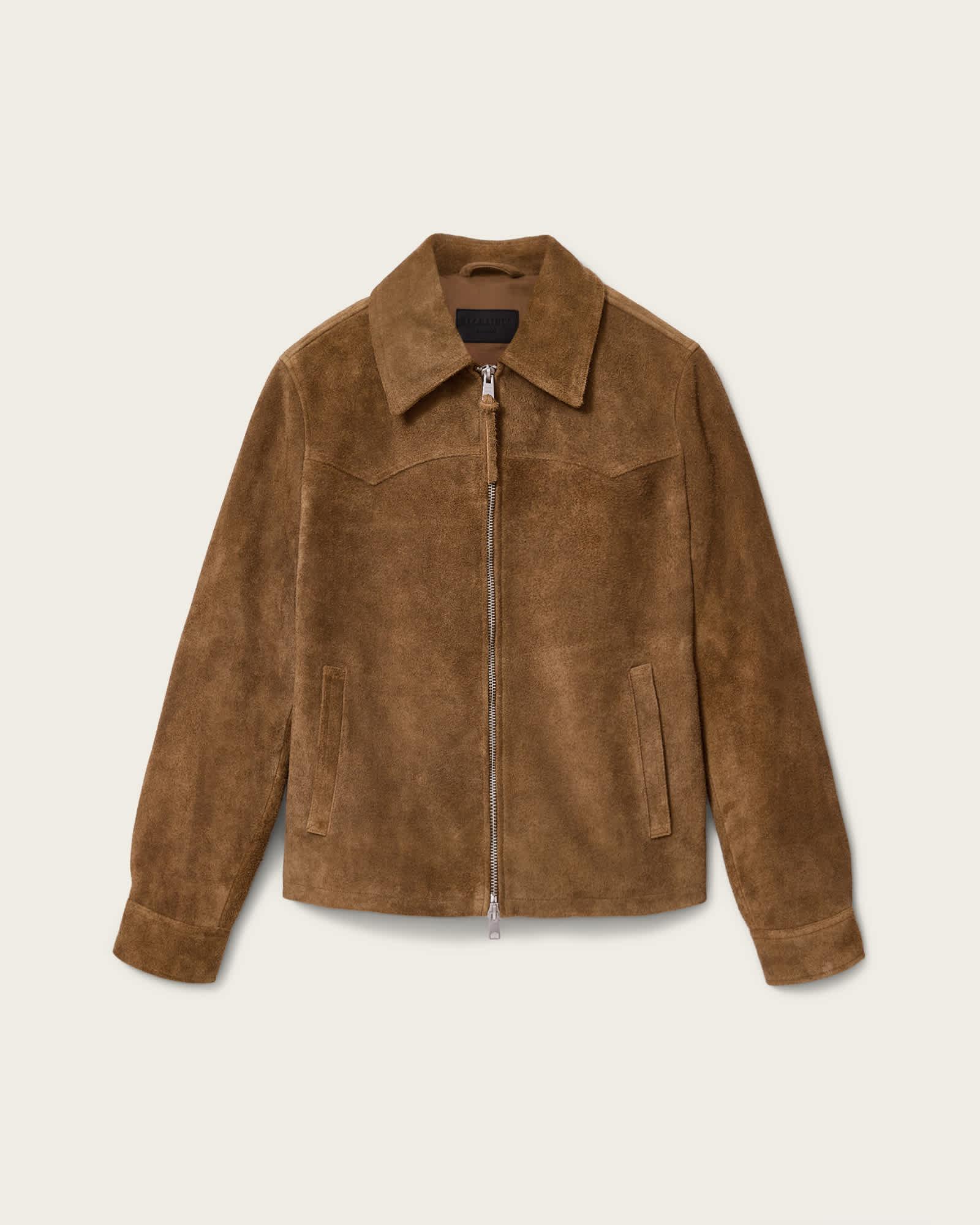 Dellcot Suede Jacket TOBACCO BROWN | ALLSAINTS US Product Image