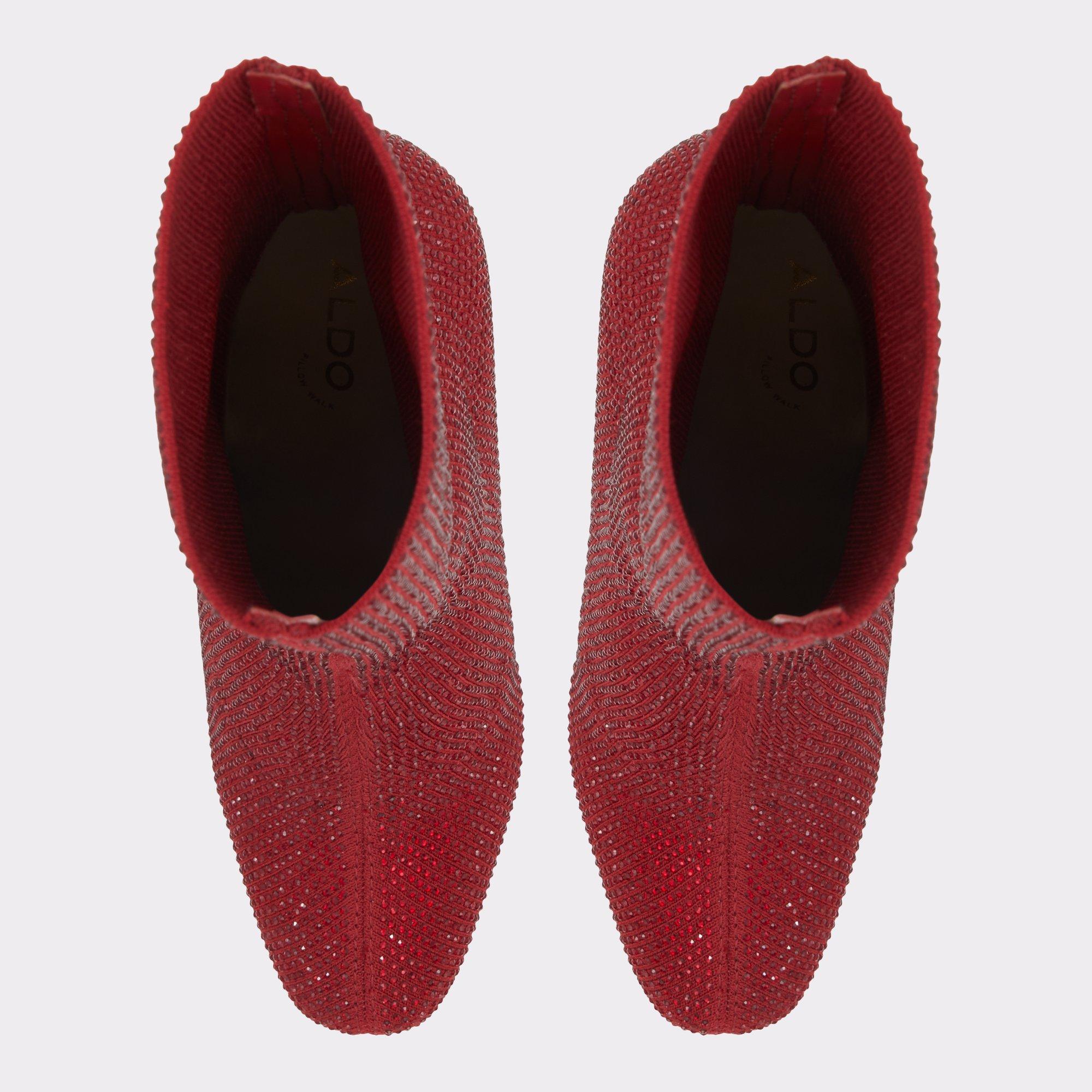 ALDO Faelora - Women's Ankle Boot - Red, Size 6 Product Image