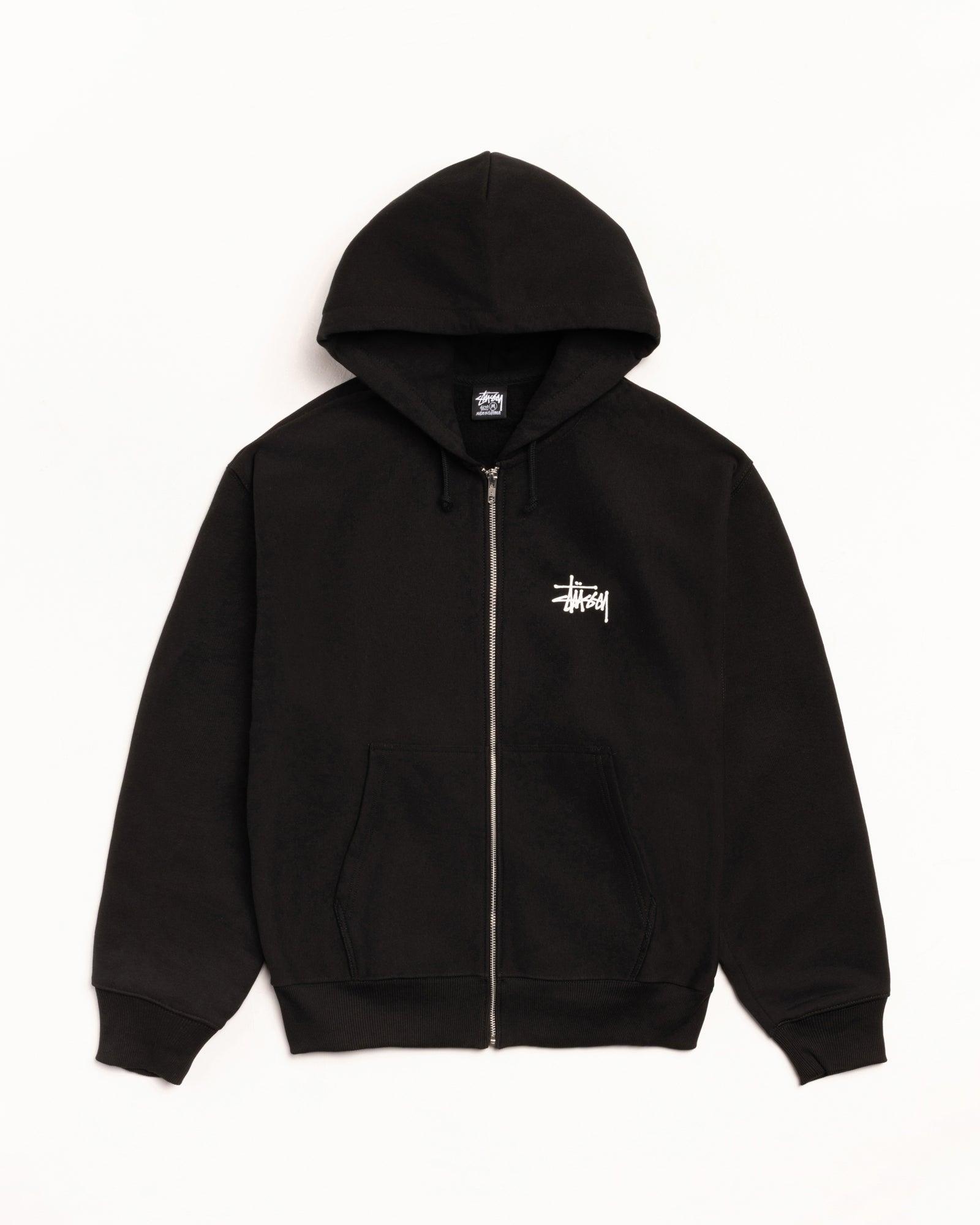 BASIC STÜSSY ZIP HOODIE Male Product Image