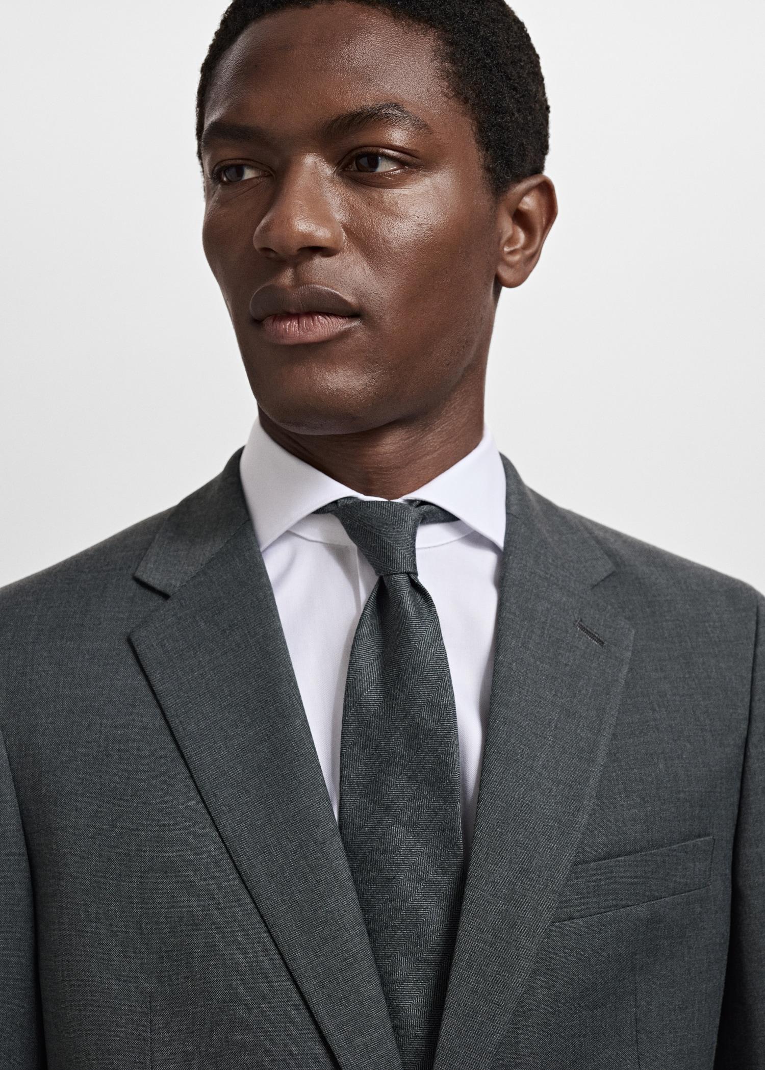 Milan slim-fit suit blazer - Men | MANGO USA Product Image