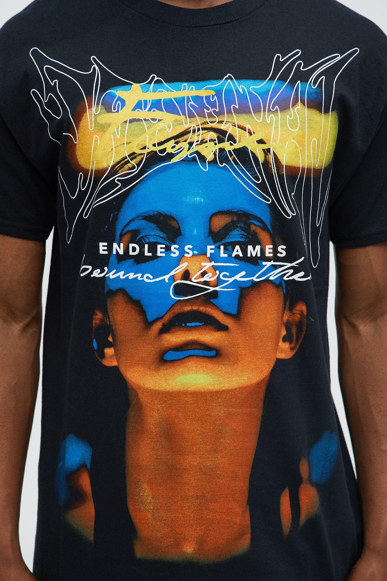 Endless Flames Short Sleeve Tee - Black Product Image