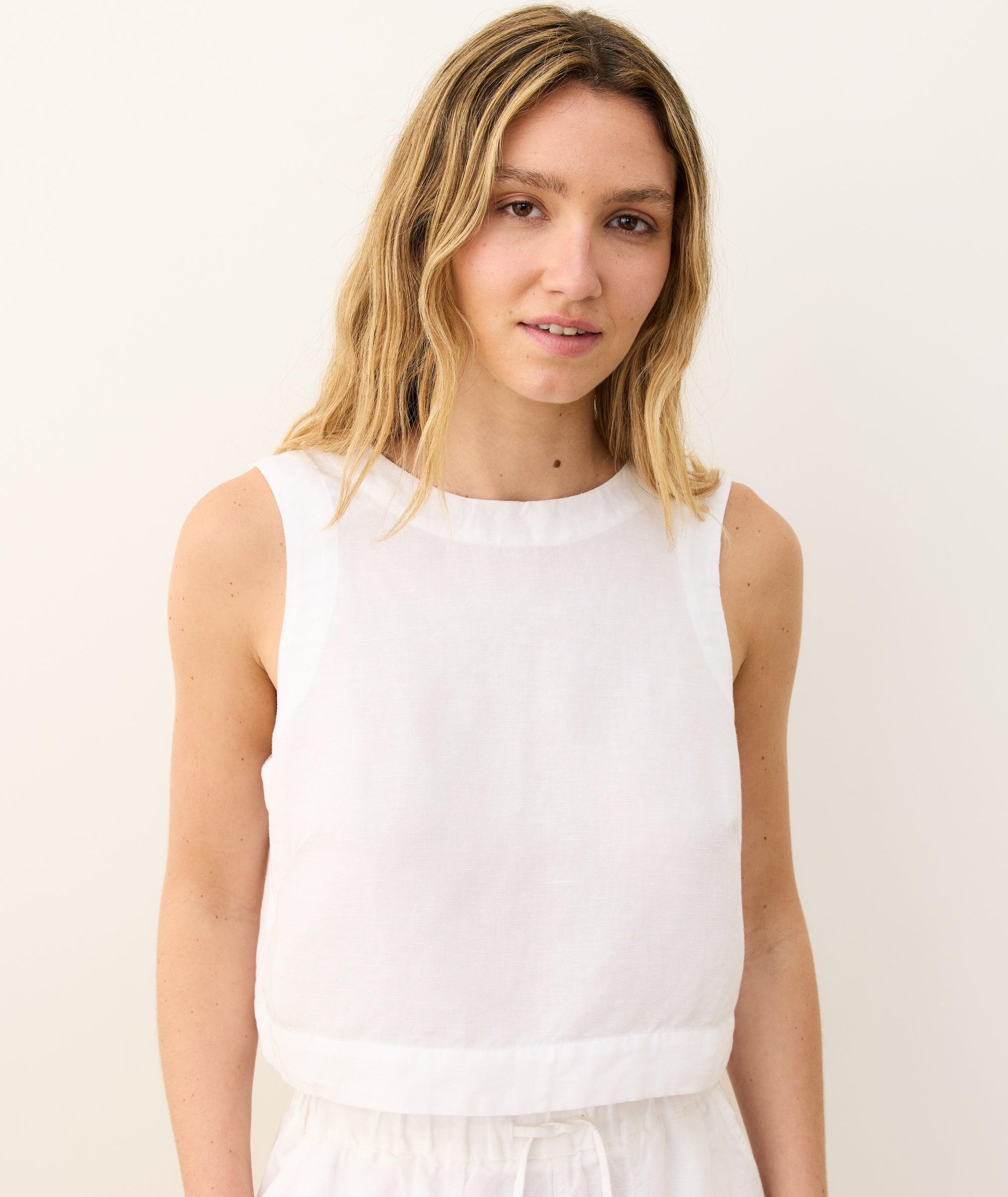 Linen Drawstring Wide Leg Pant Product Image