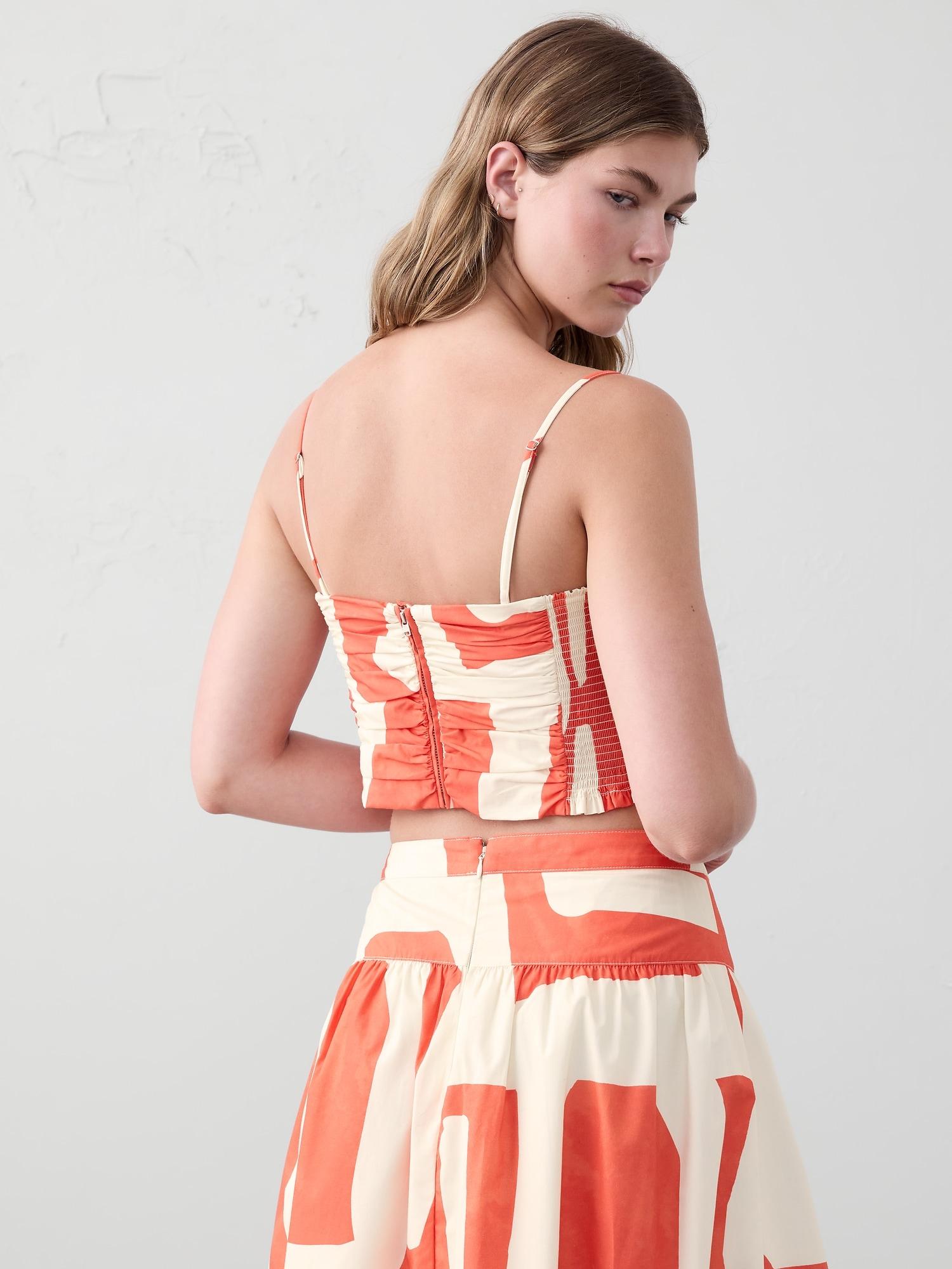 Pleated Cropped Top Product Image