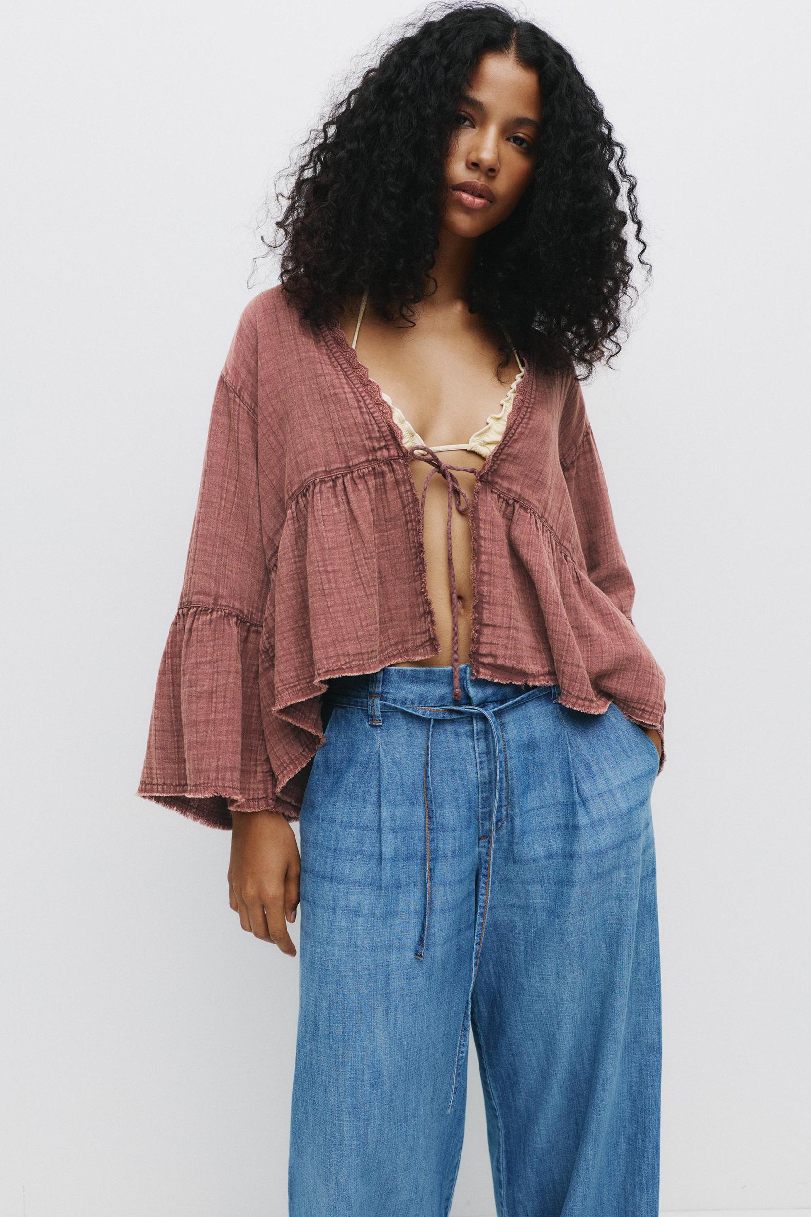 Rustic lace blouse Product Image