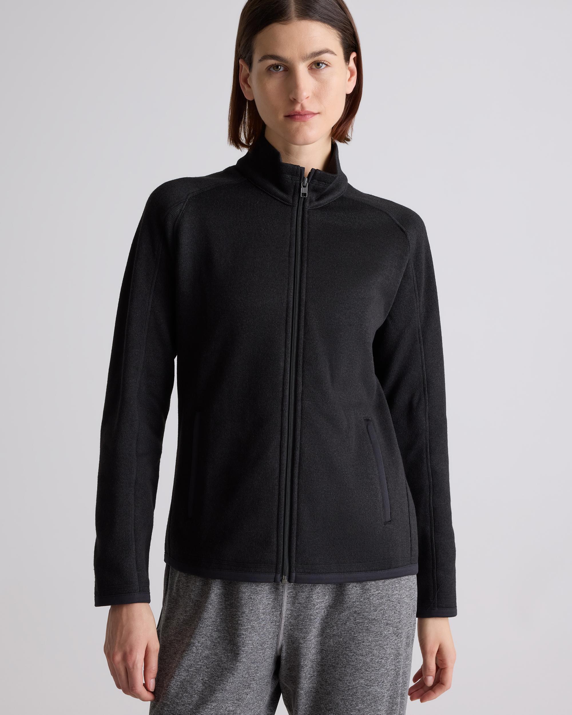 Quince | Women's Sweater-Knit Fleece Full-Zip Jacket Recycled Polyester Product Image