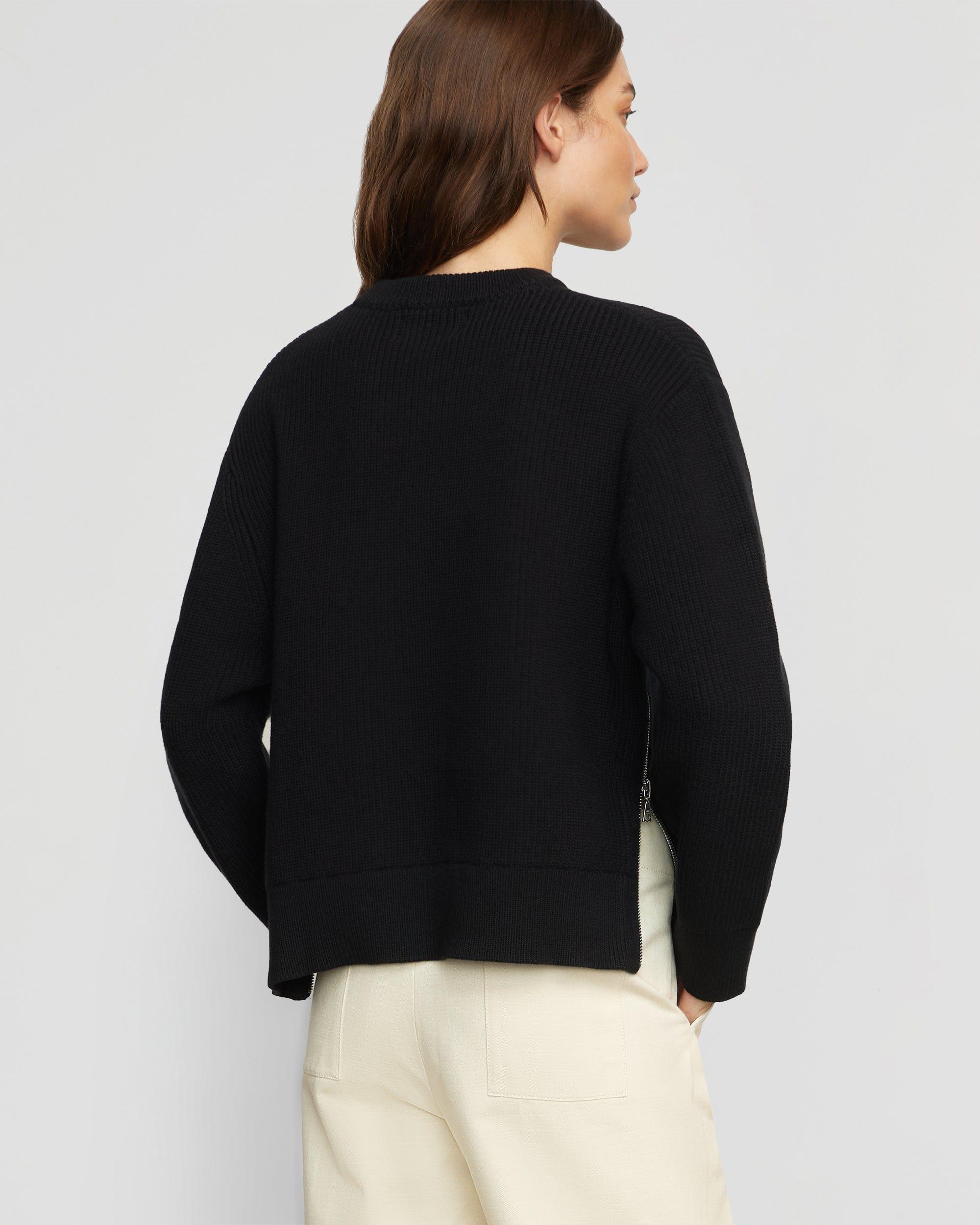 Tate Organic Cotton Side-Zip Sweater Product Image