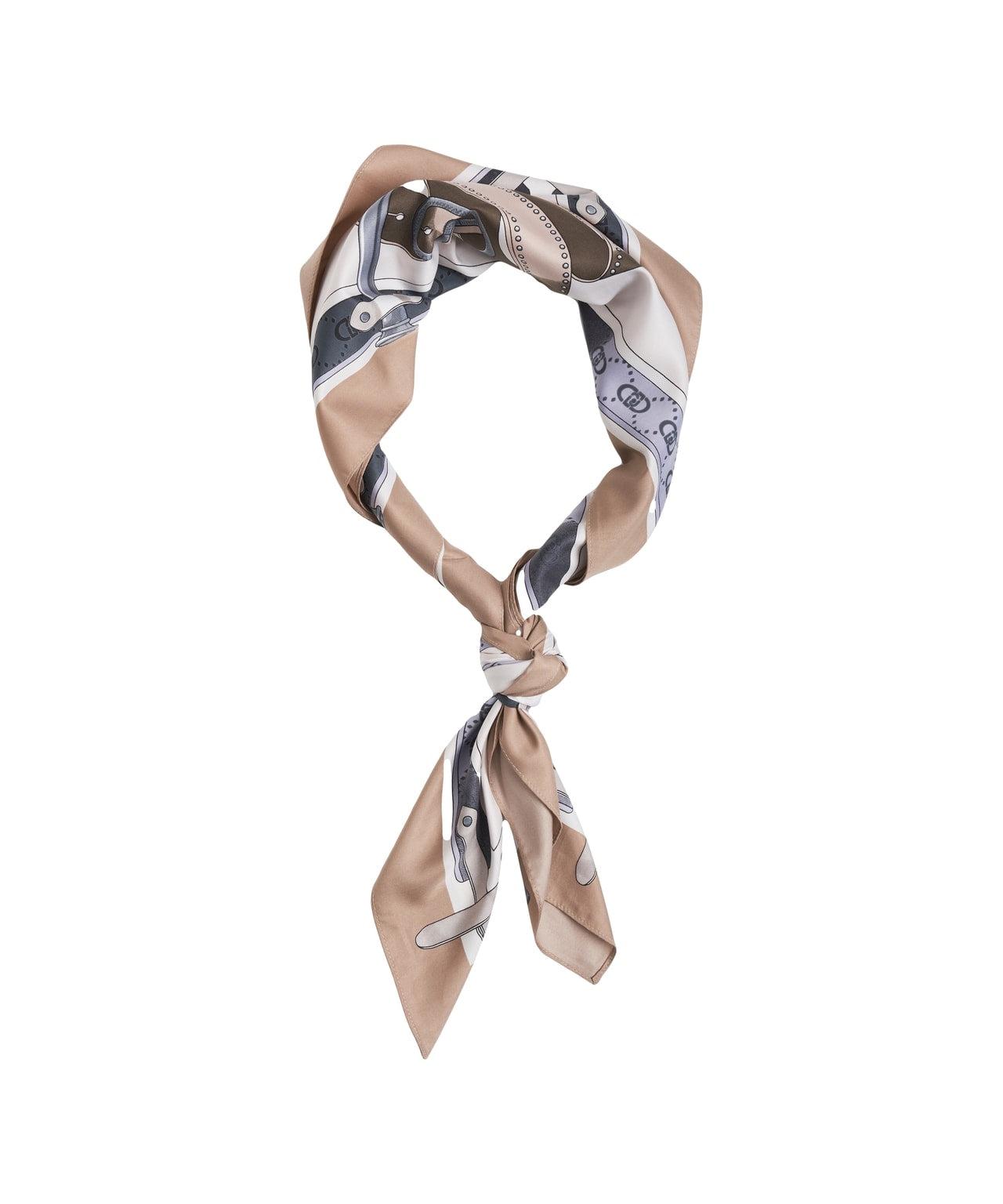 Scarf with belt print Product Image