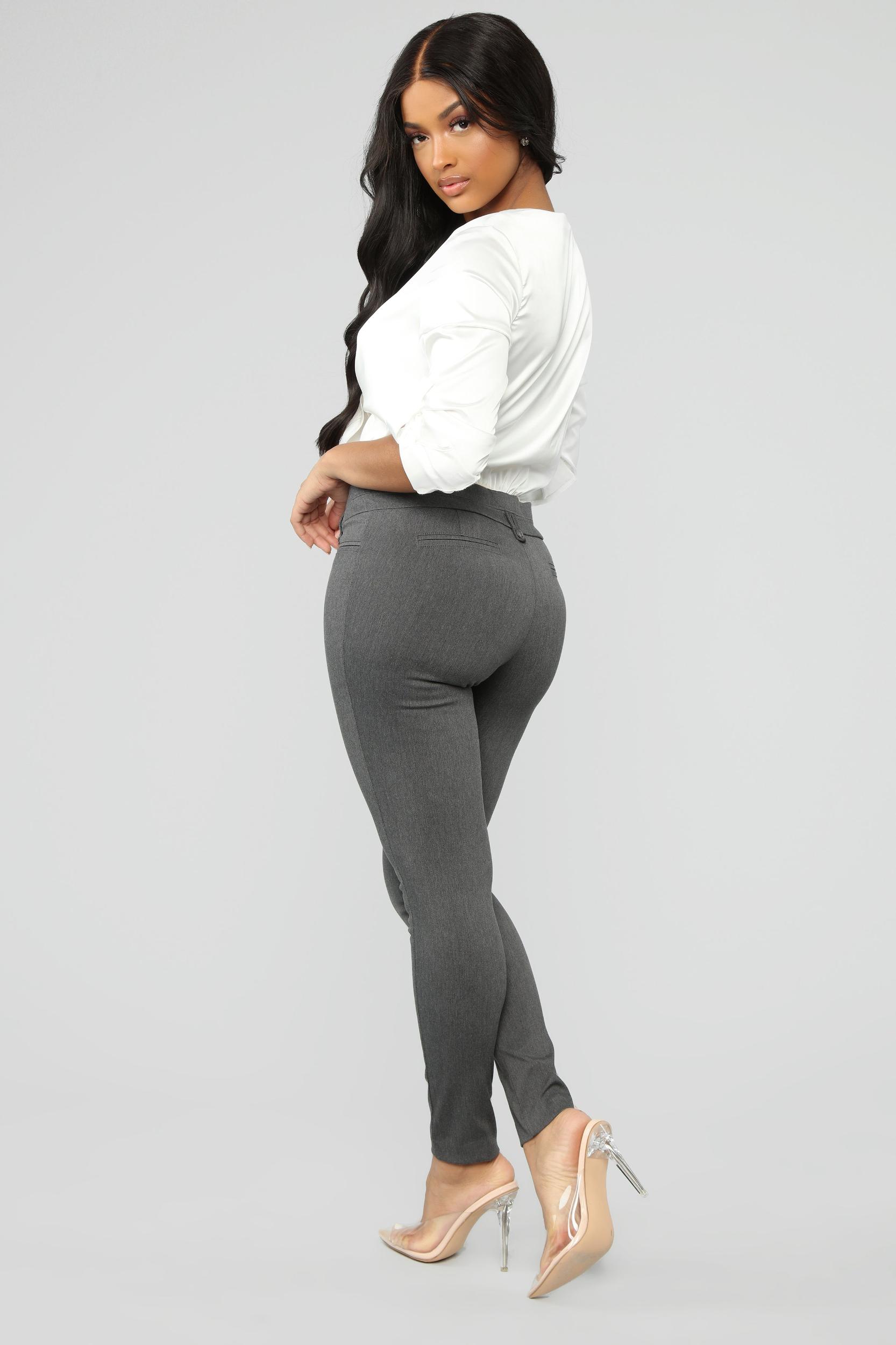 Workin Me Pants - Charcoal Product Image