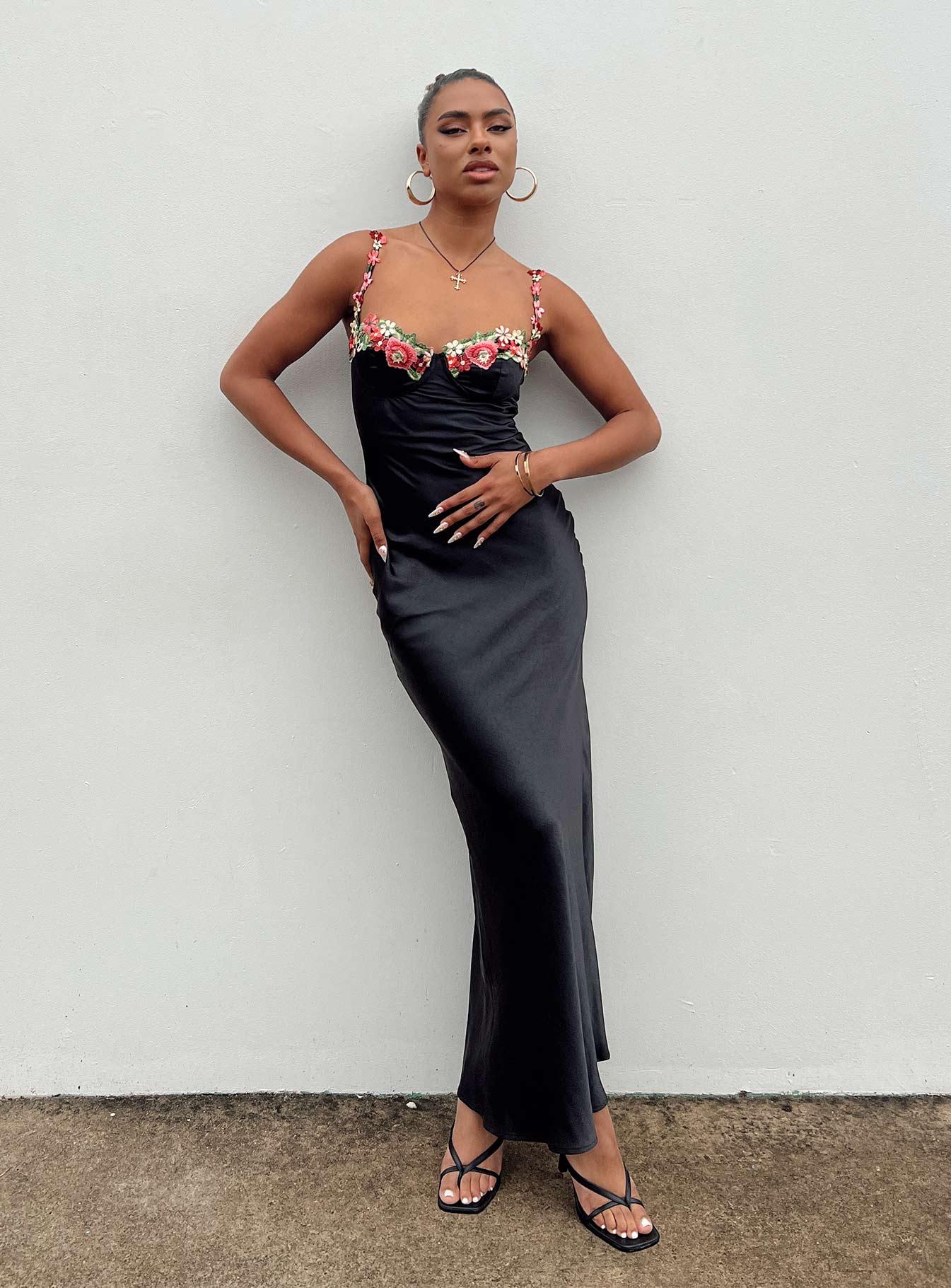 Kenzie Maxi Dress Black Product Image