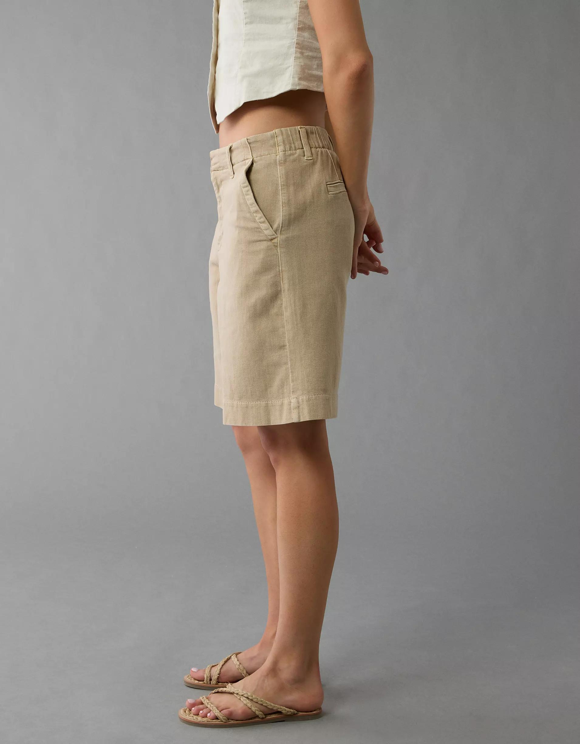 AE 11" Stretch High-Waisted Trouser Short Product Image