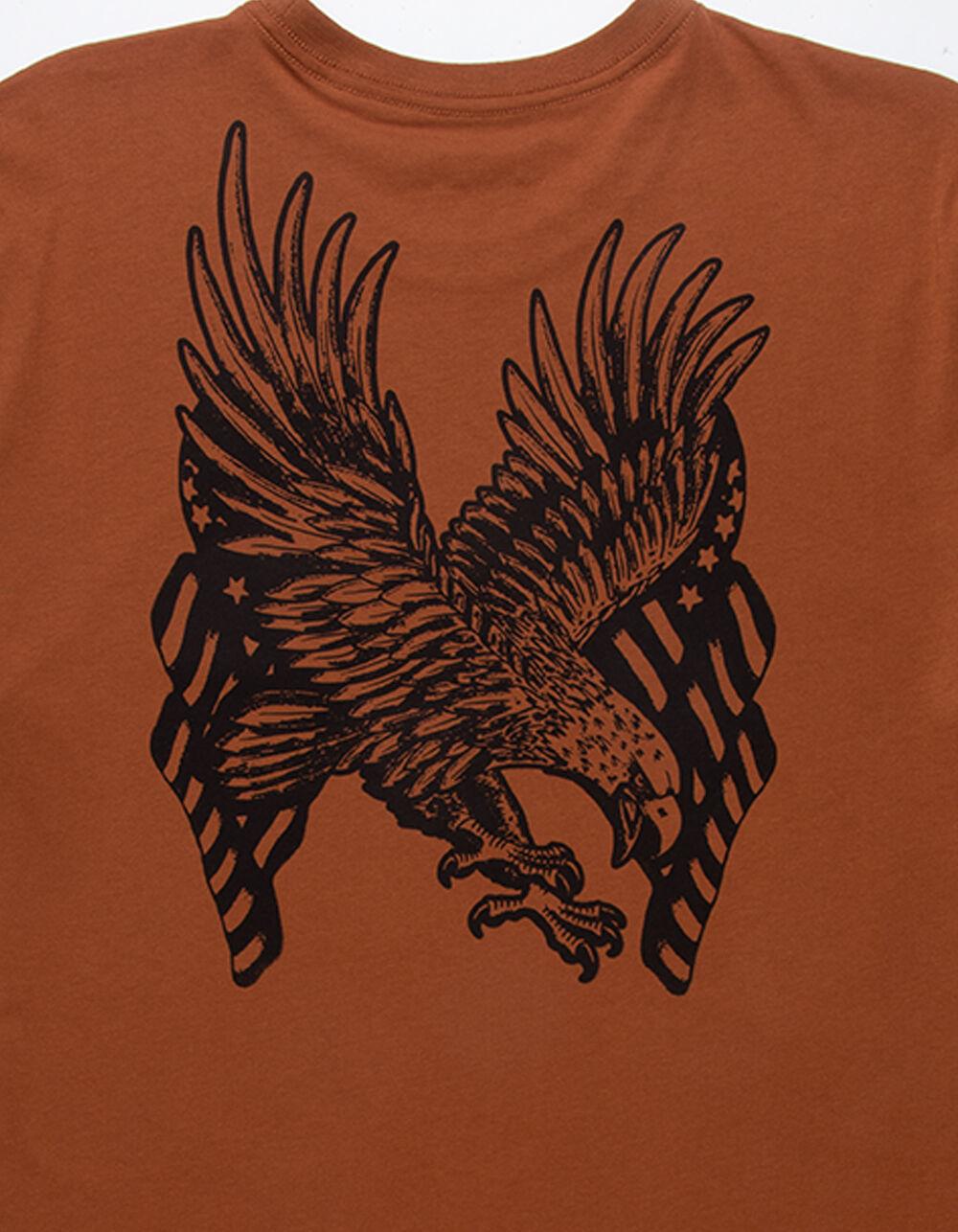 HURLEY Freedom Co Mens Tee - RUST Product Image