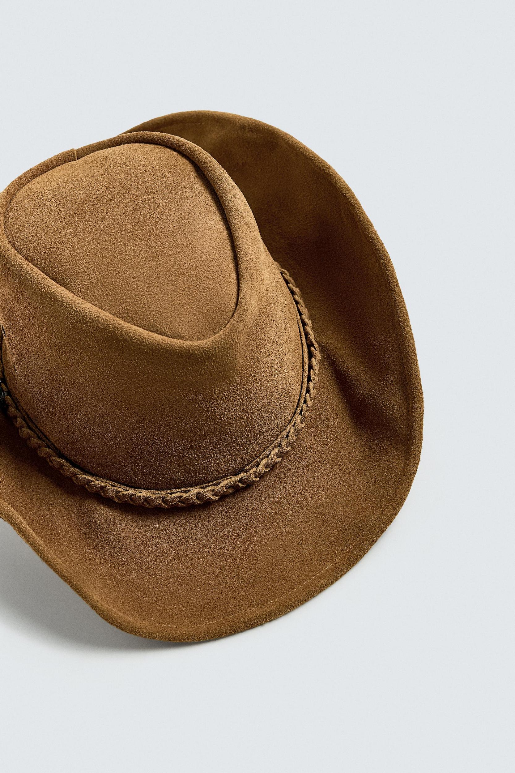 SUEDE LEATHER HAT Product Image