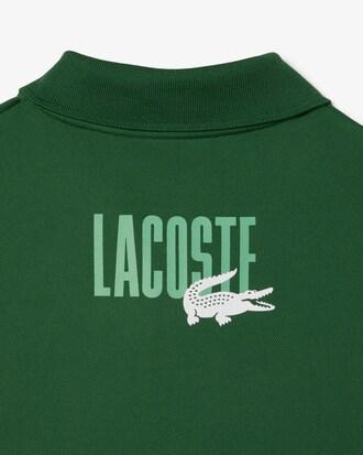 Colour-Block Printed Tennis Polo Shirt Product Image