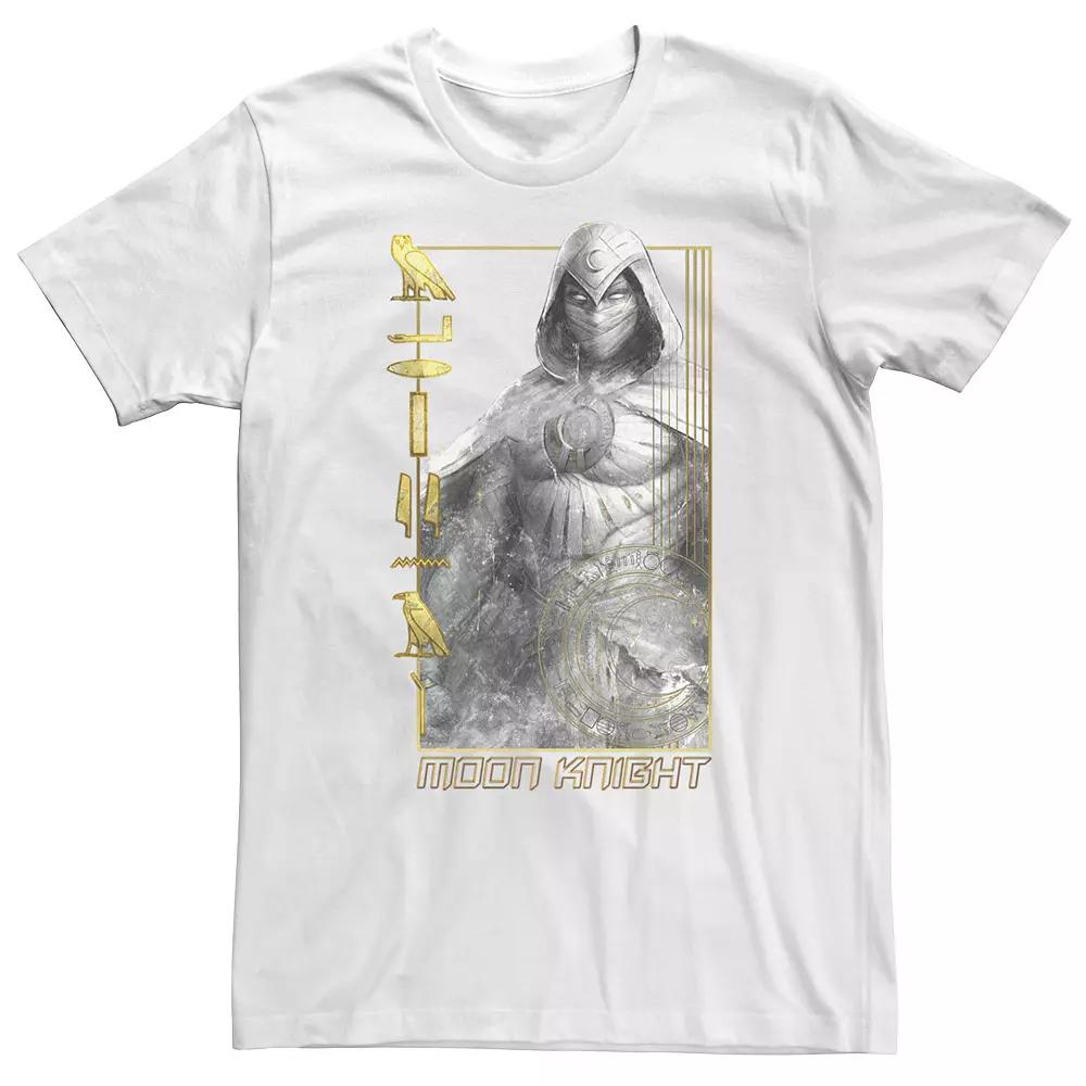 Big & Tall Marvel Moon Knight Moon Is Bright Glyphs Tee, Men's,  Product Image