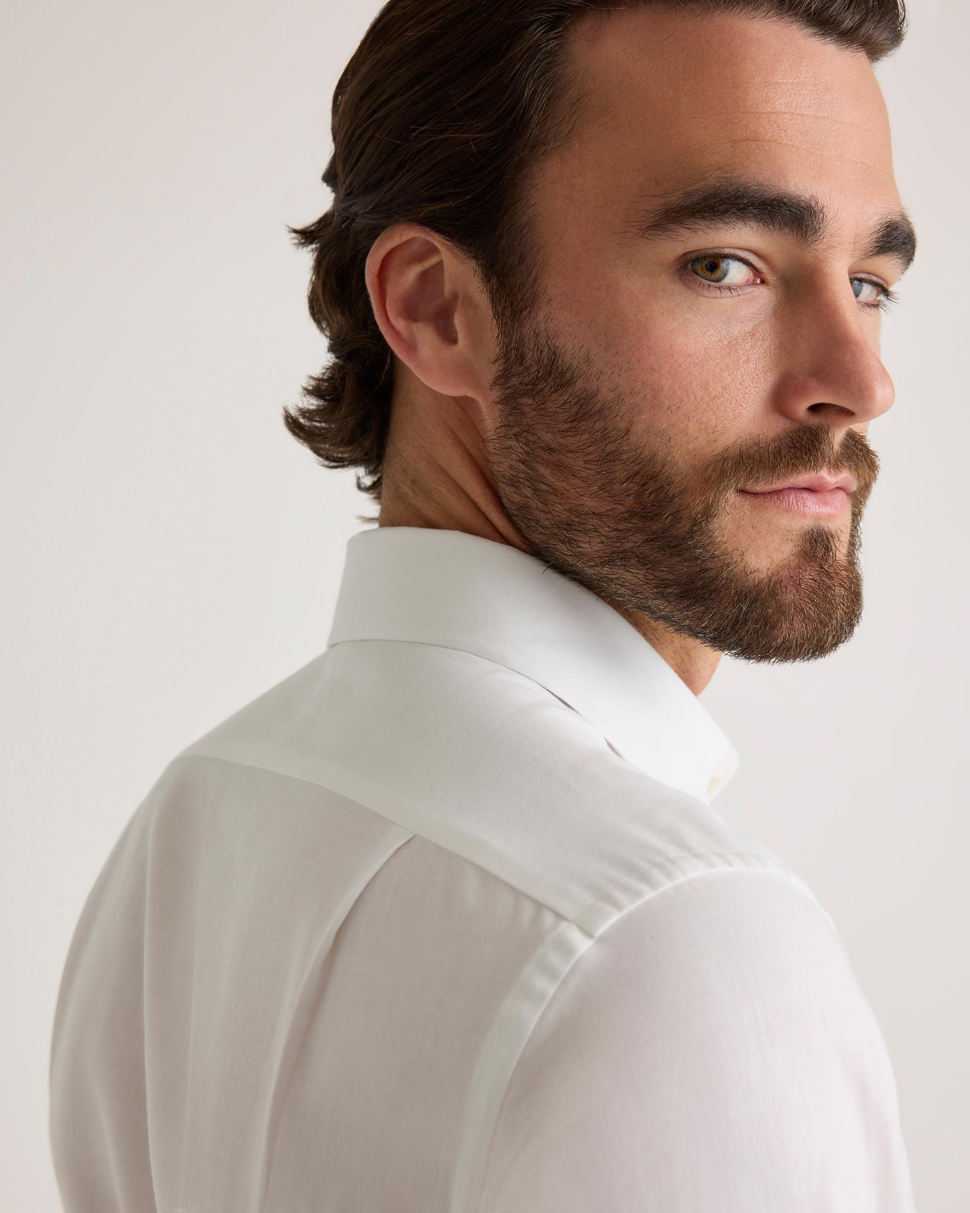 Quince | Men's Cashmere Dress Shirt Organic Cotton Product Image