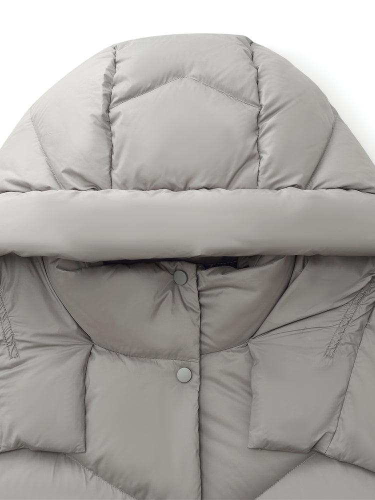 Hooded Short Goose Down Jacket Product Image