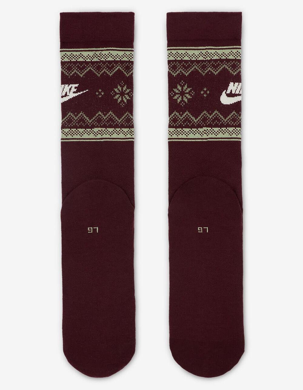 NIKE Everyday Essentials Fair Isle Crew Socks - BLACK COMBO Product Image