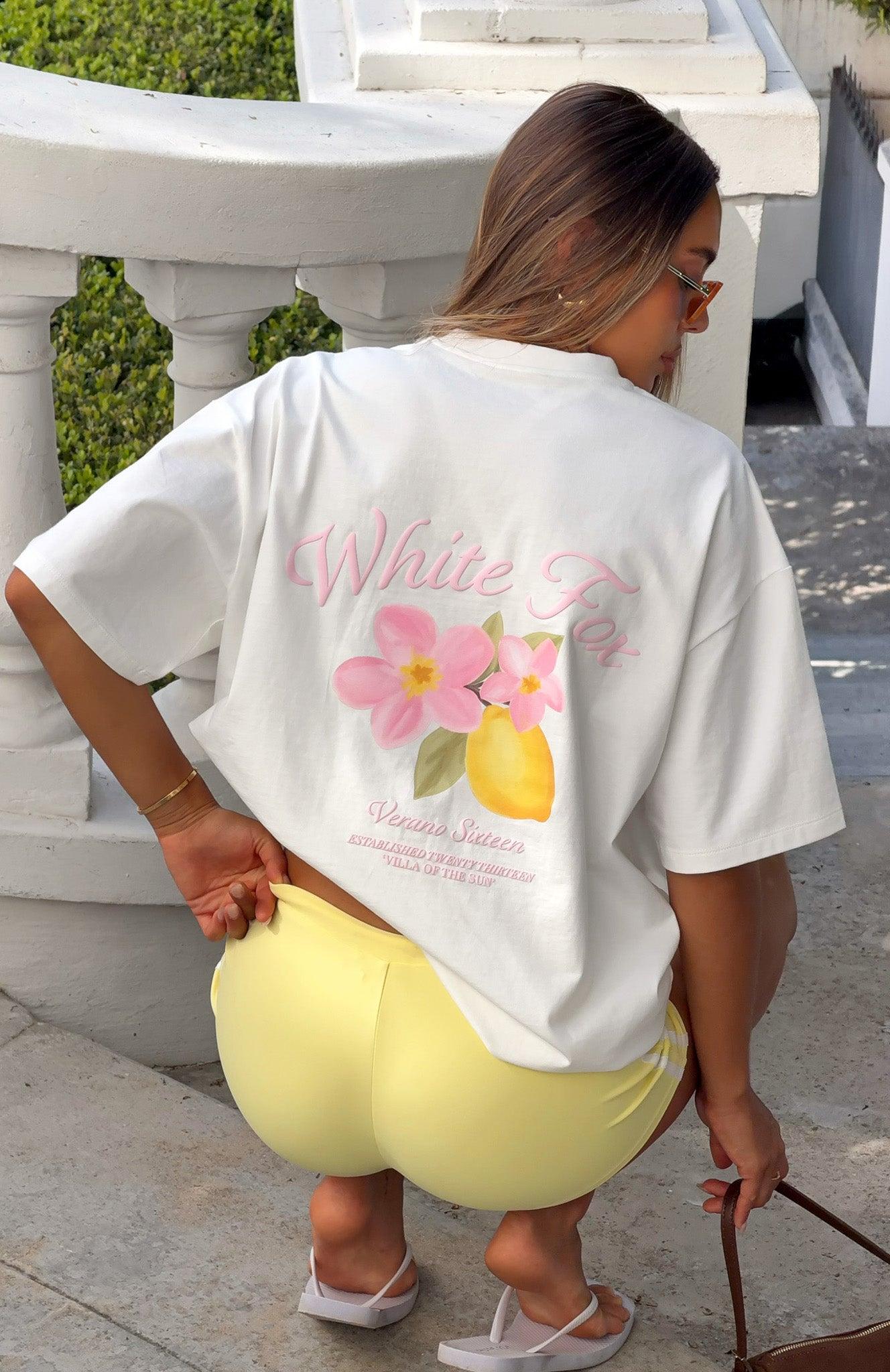 Verano Sixteen Valeria Oversized Tee White Product Image