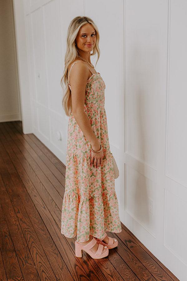 Magnolia Garden Floral Midi Dress Product Image