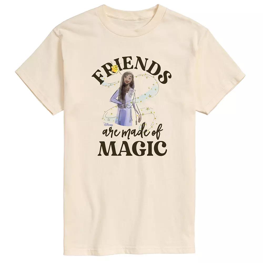 Disney's Wish Men's Friends Are Made Of Magic Graphic Tee,  Product Image