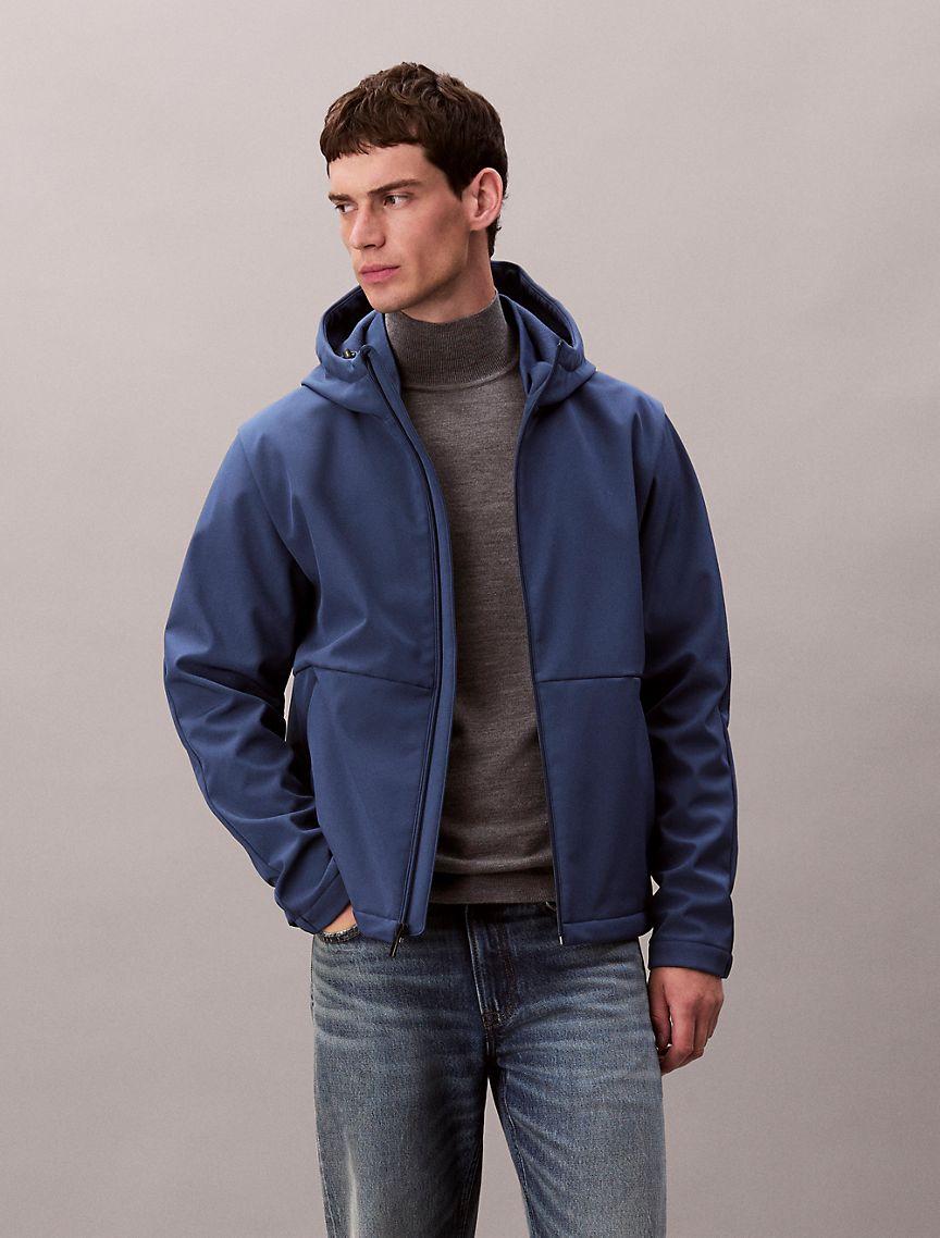 Hooded Softshell Zip Jacket Product Image