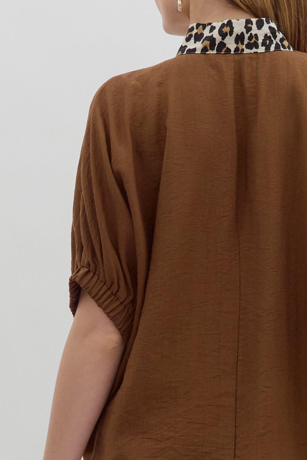 Mocha Muse Blouse Product Image