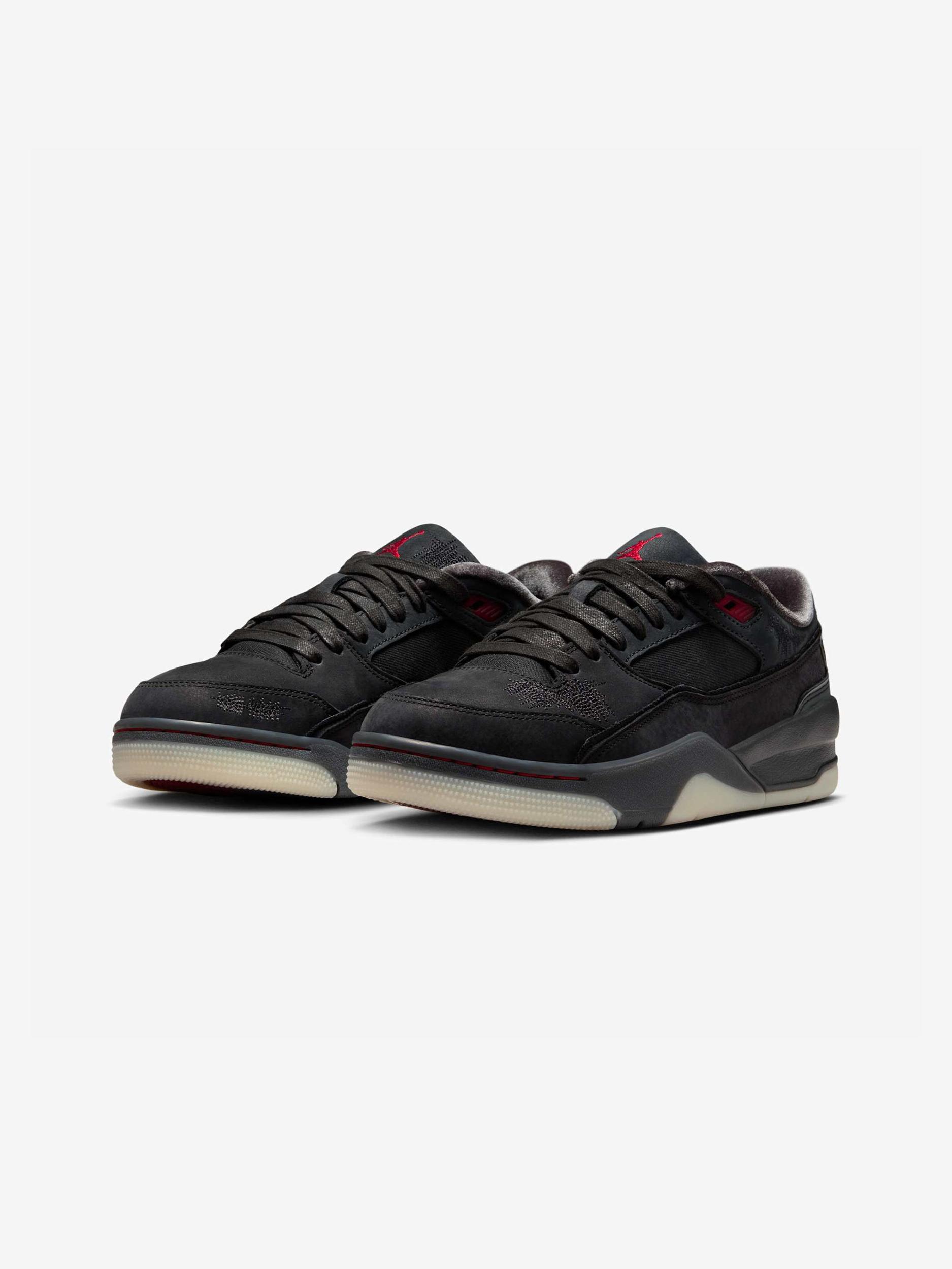 Women's Jordan Flight Court SP (BLACK/VARSITY RED-OFF NOIR-MUSLIN) Female Product Image