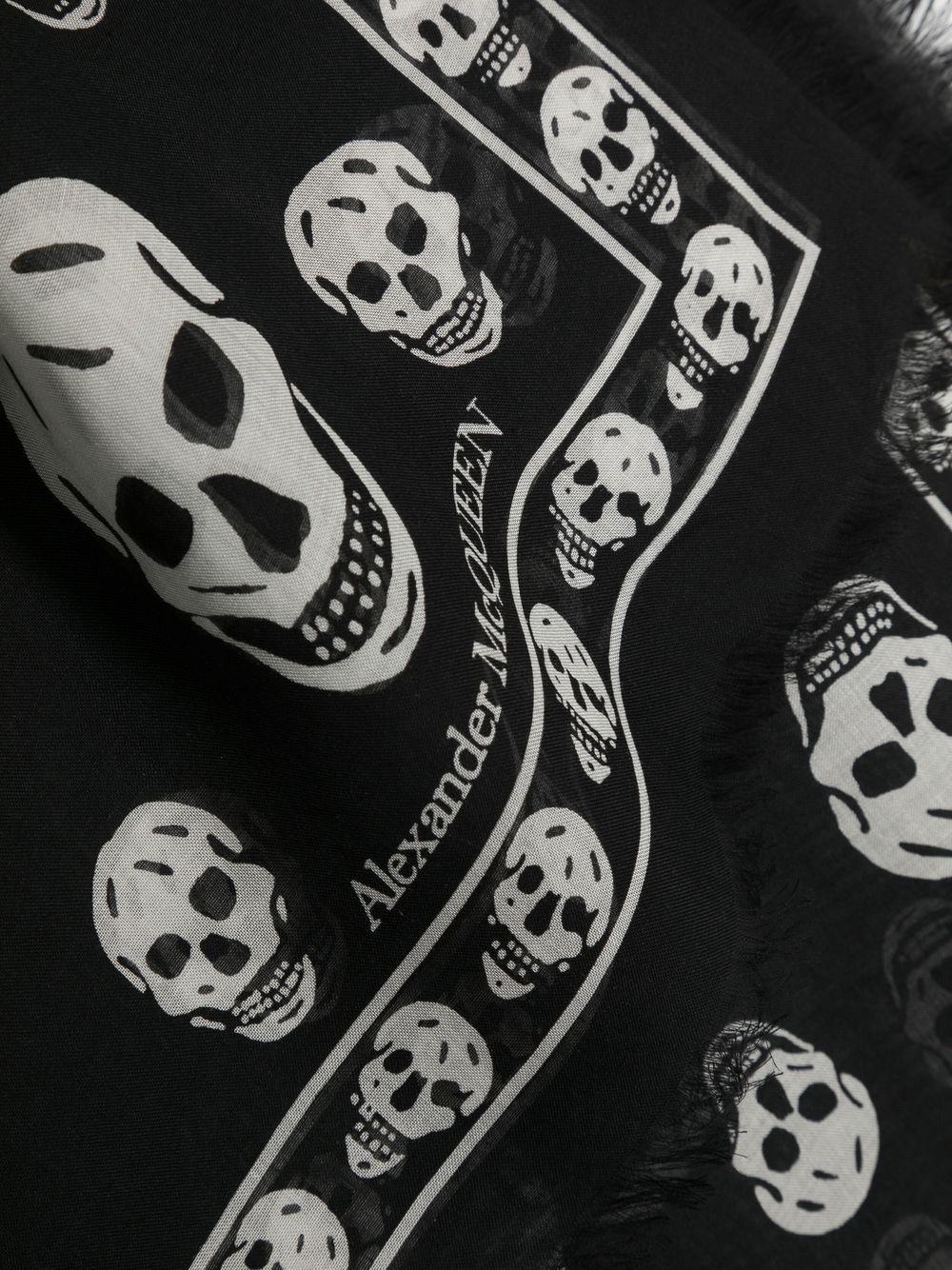 skull print scarf Product Image