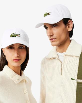 Crocodile Badge Cotton Twill Cap Product Image