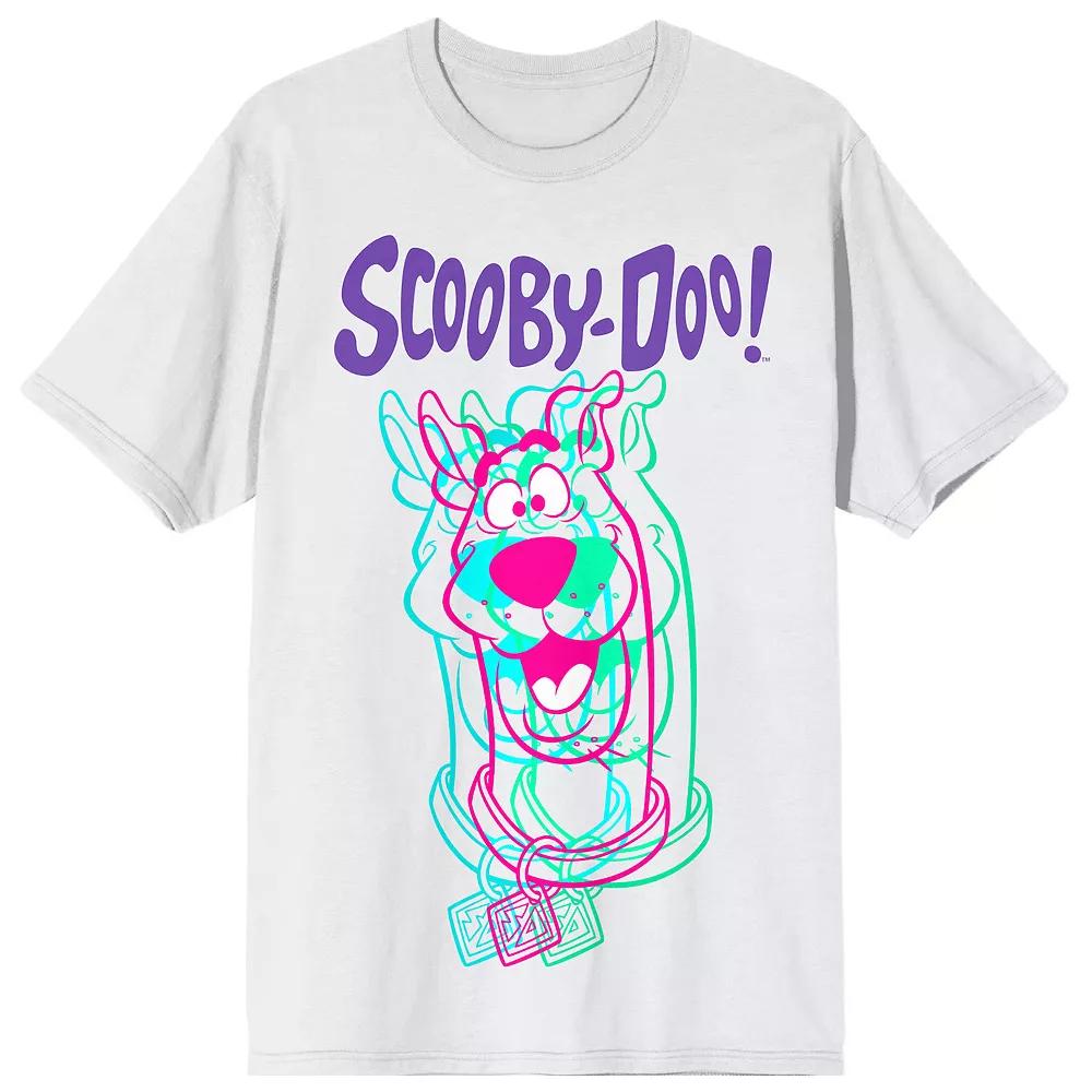 Men's Scooby-Doo Neon Character Graphic Tee,  Product Image